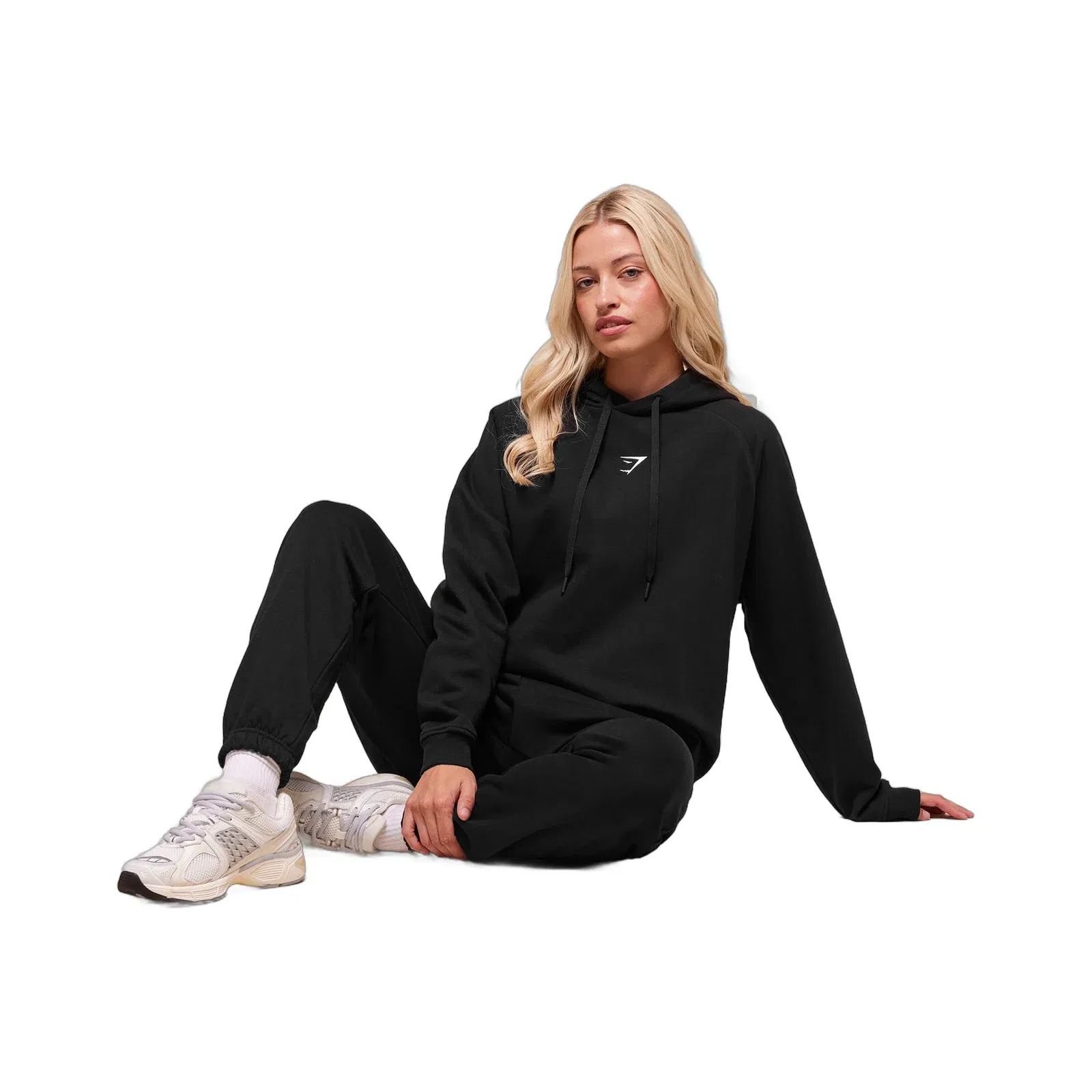 Gymshark Training Oversized Fleece Hoodie - Black