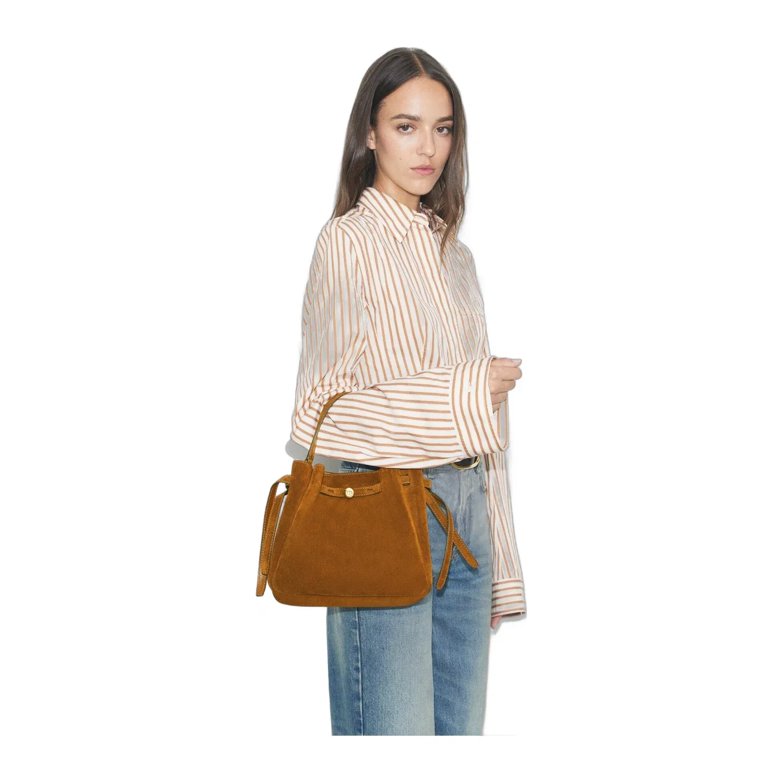 Romy Suede Bucket Bag