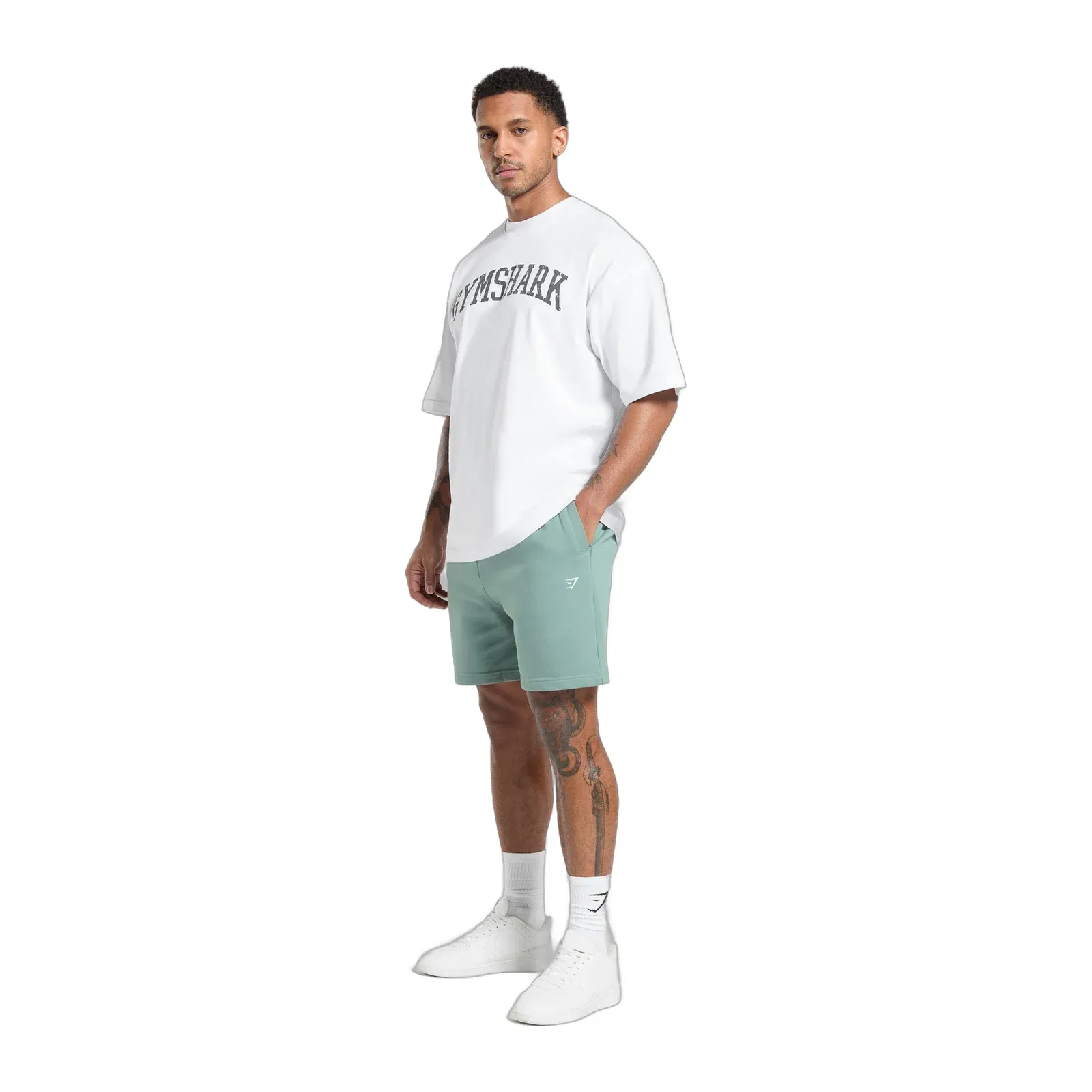 Gymshark Rest Day Essentials Shorts - Celeste Blue