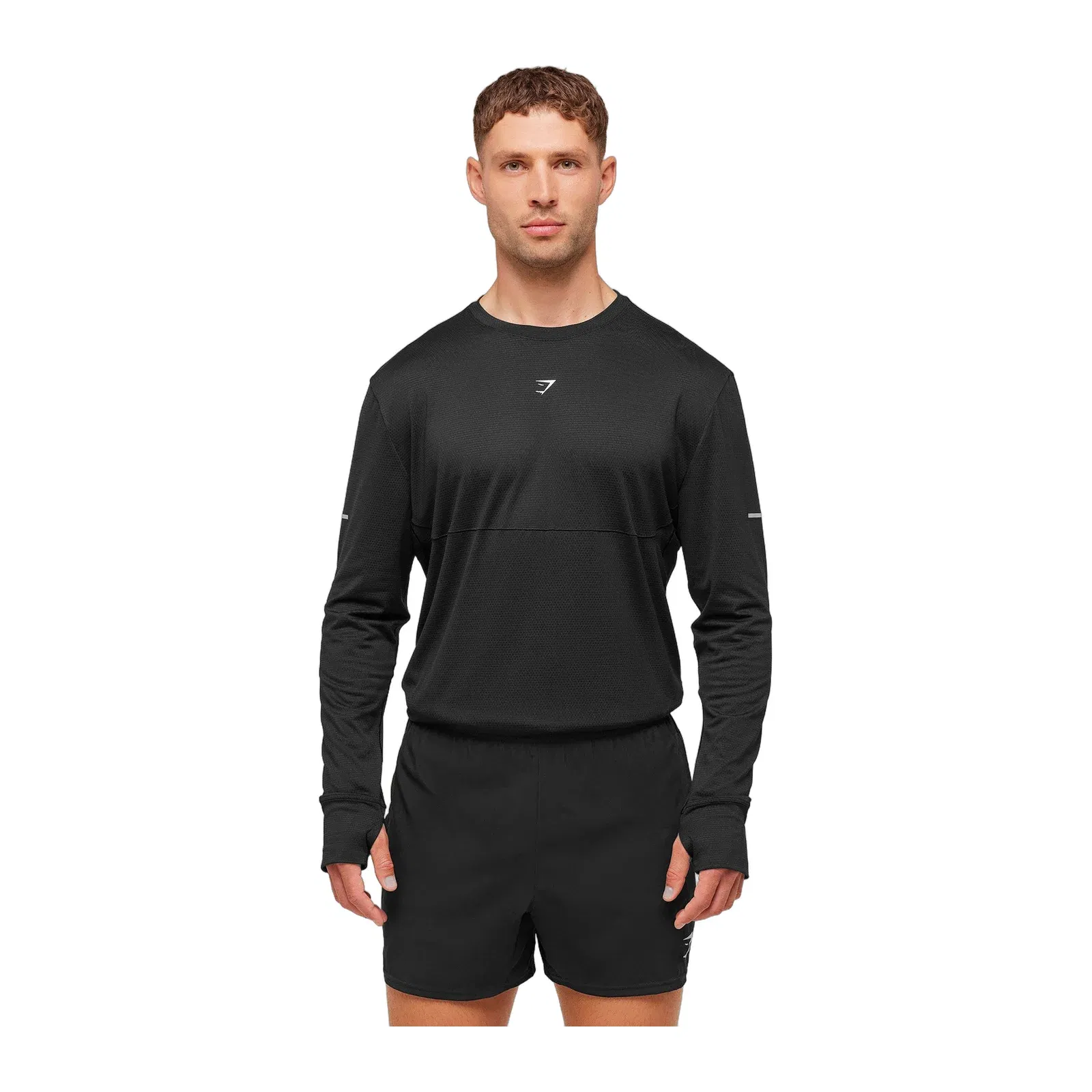 Gymshark Running Long Sleeve T-Shirt - Black