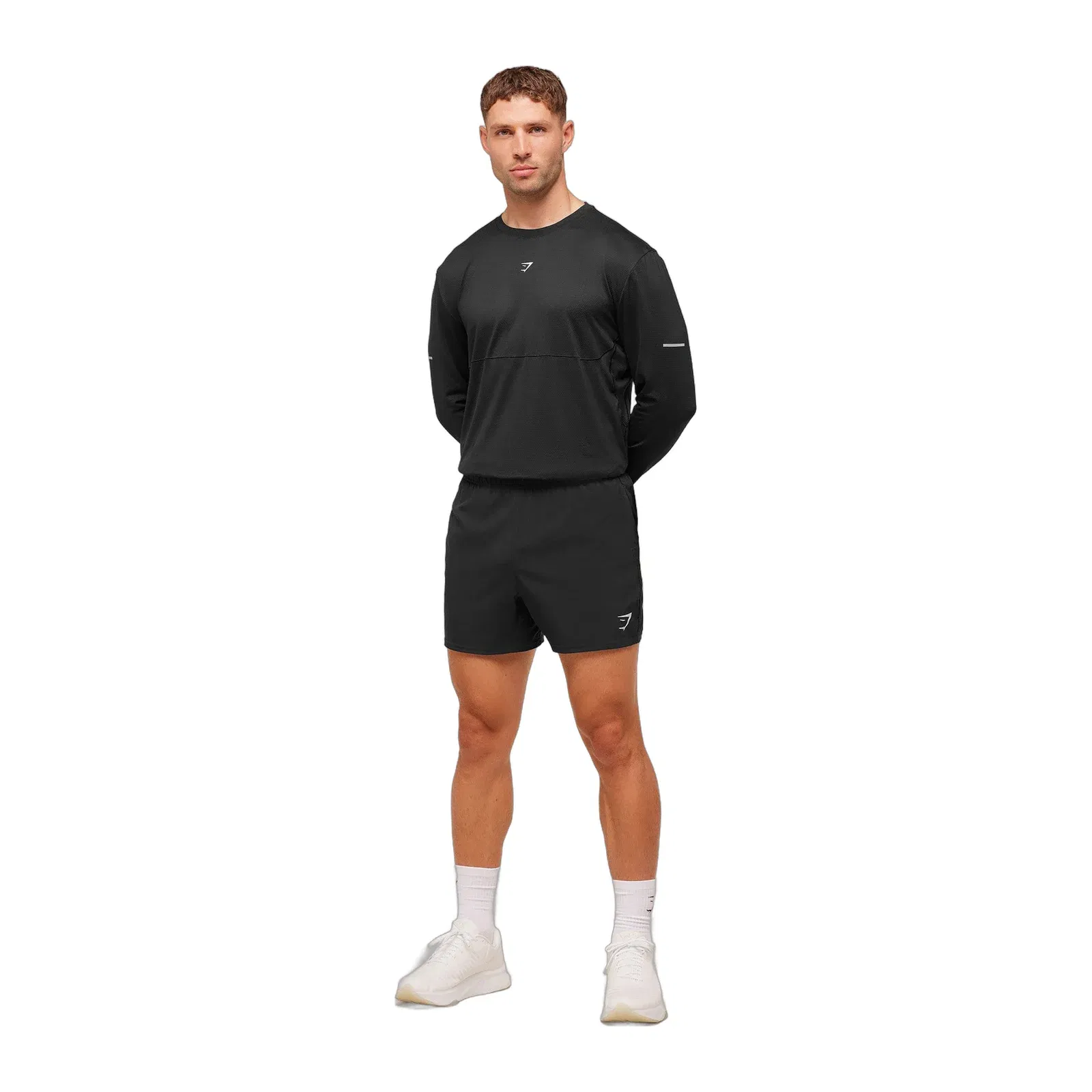 Gymshark Running Long Sleeve T-Shirt - Black