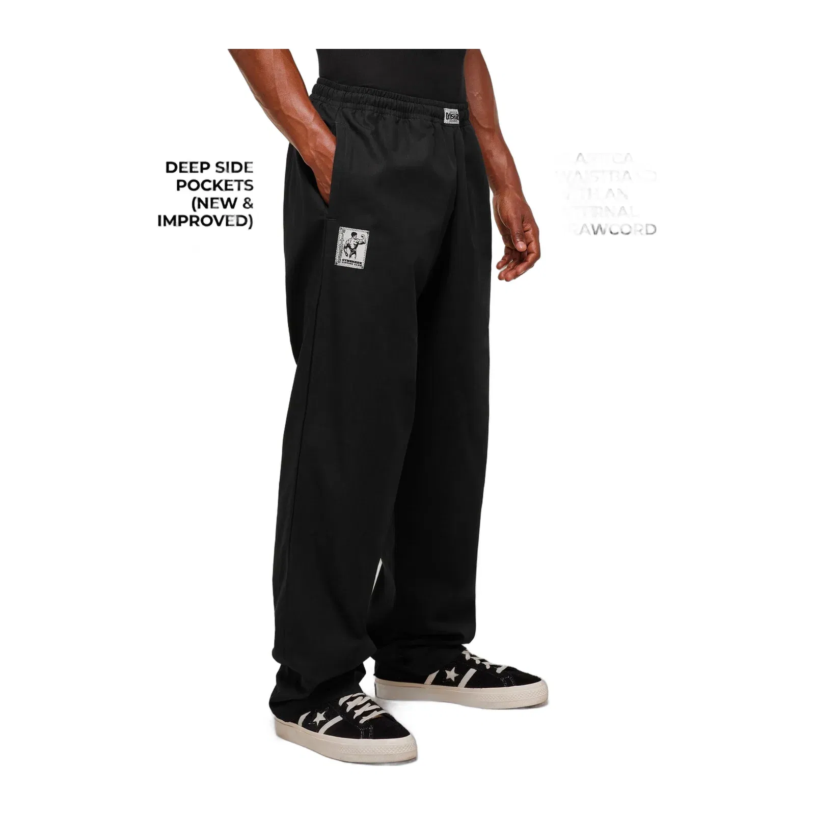 Gymshark Straight Leg Pumper Pants - Black
