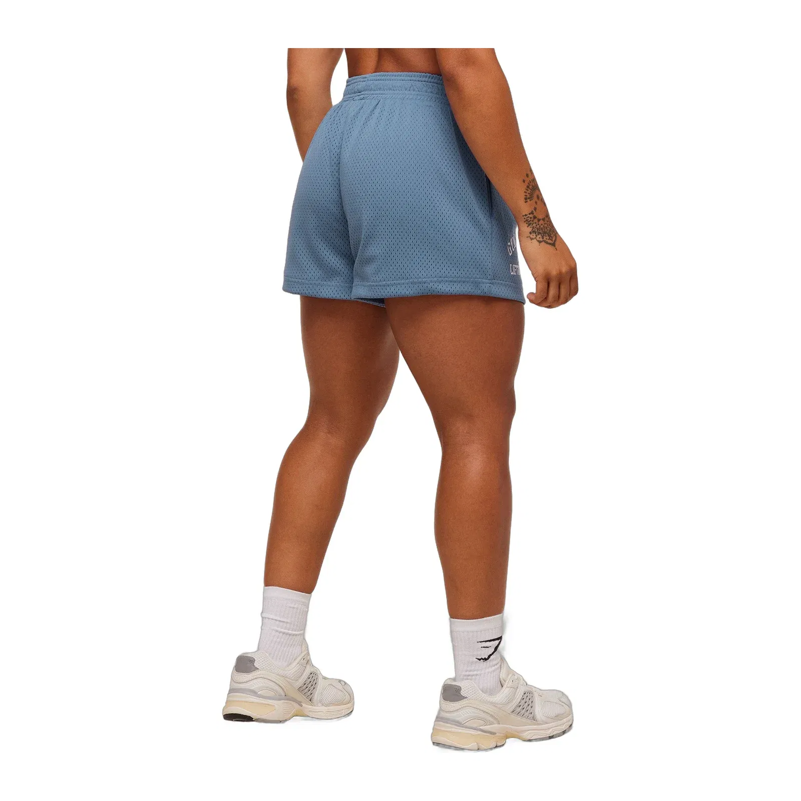 Gymshark Lifting Club Mesh Shorts - Worn Blue