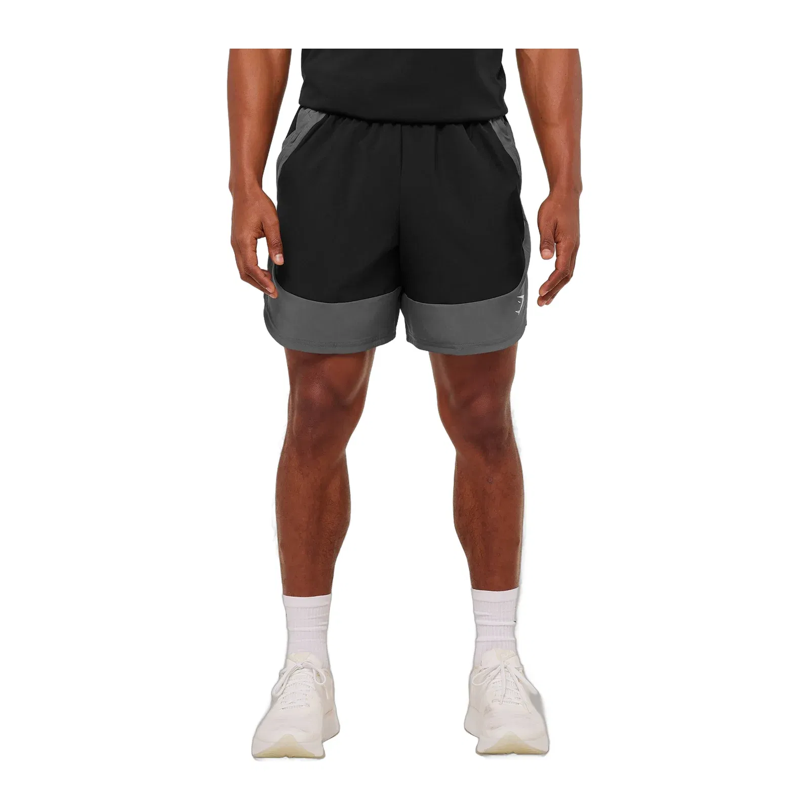 Gymshark Sport 25 Block 7" Shorts - Black/Dark Grey