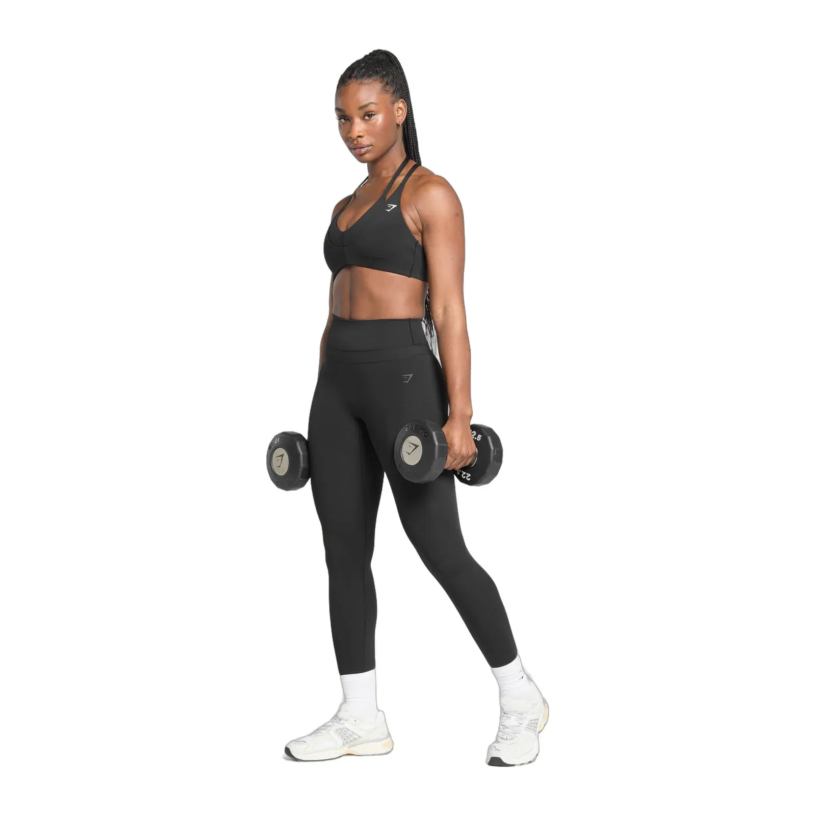 Gymshark Reps T Back Sports Bra - Black