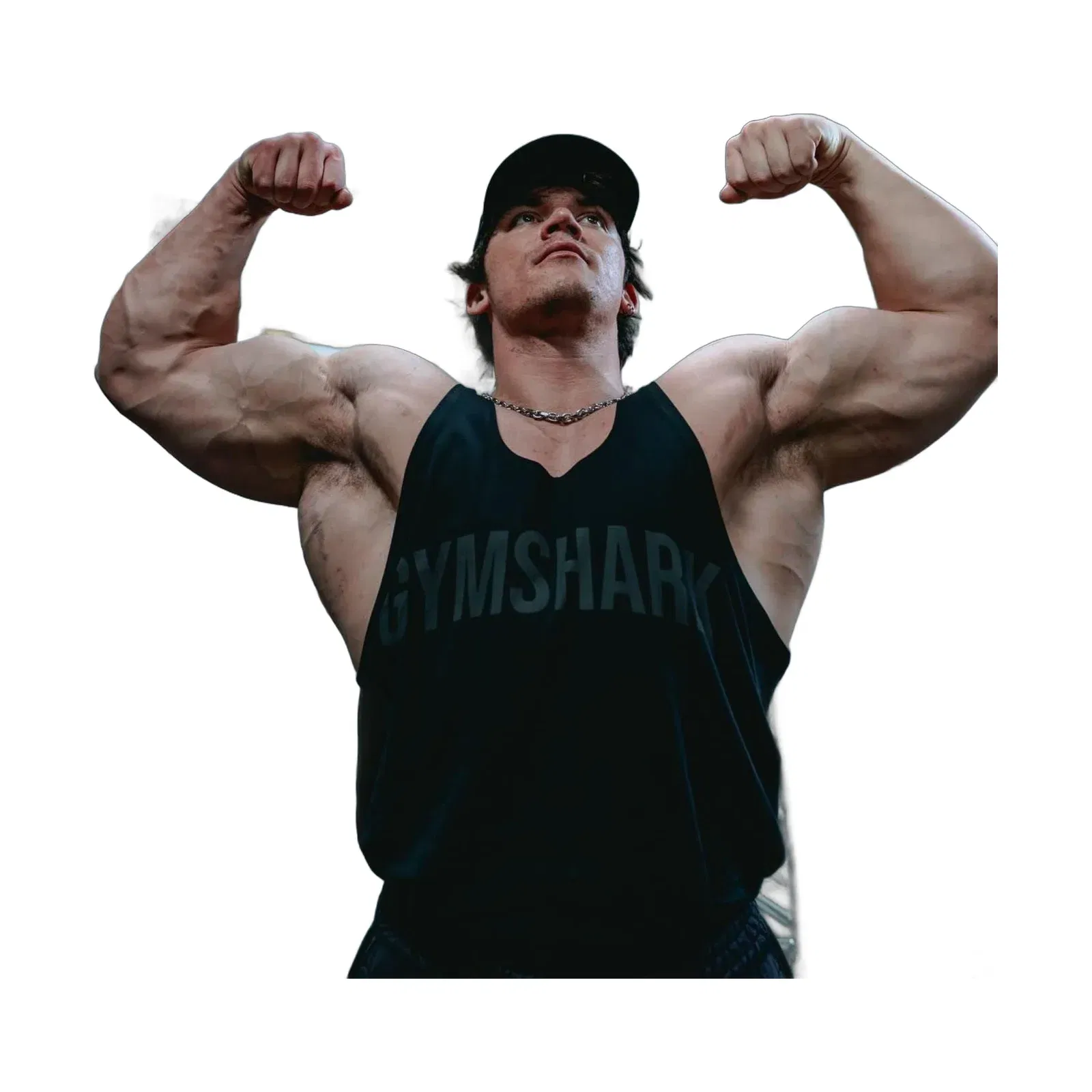 Gymshark Power Stringer - Black/Asphalt Grey