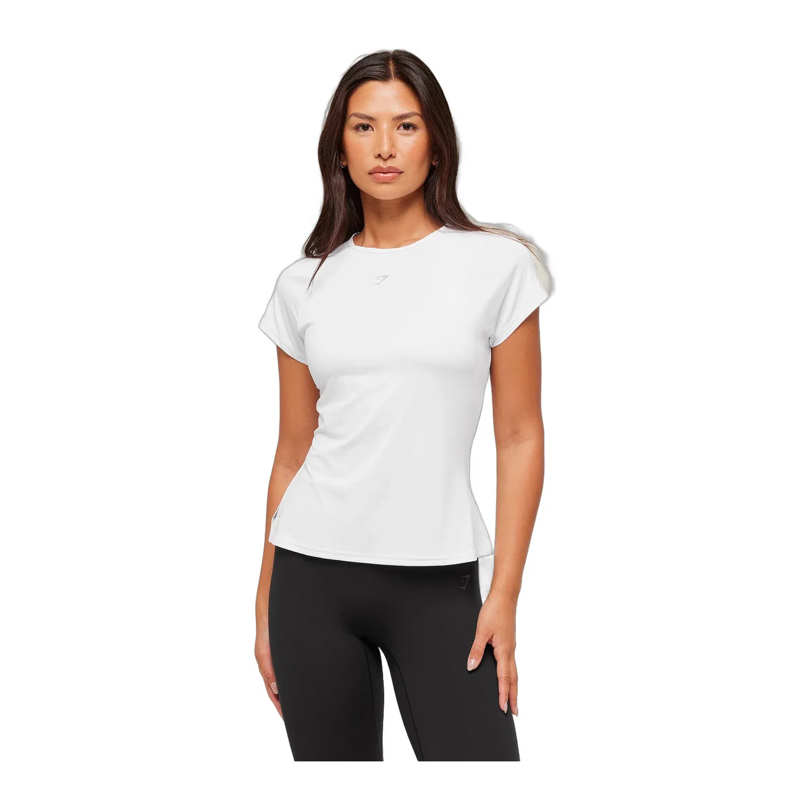 Gymshark Running Back Vent T-Shirt - White