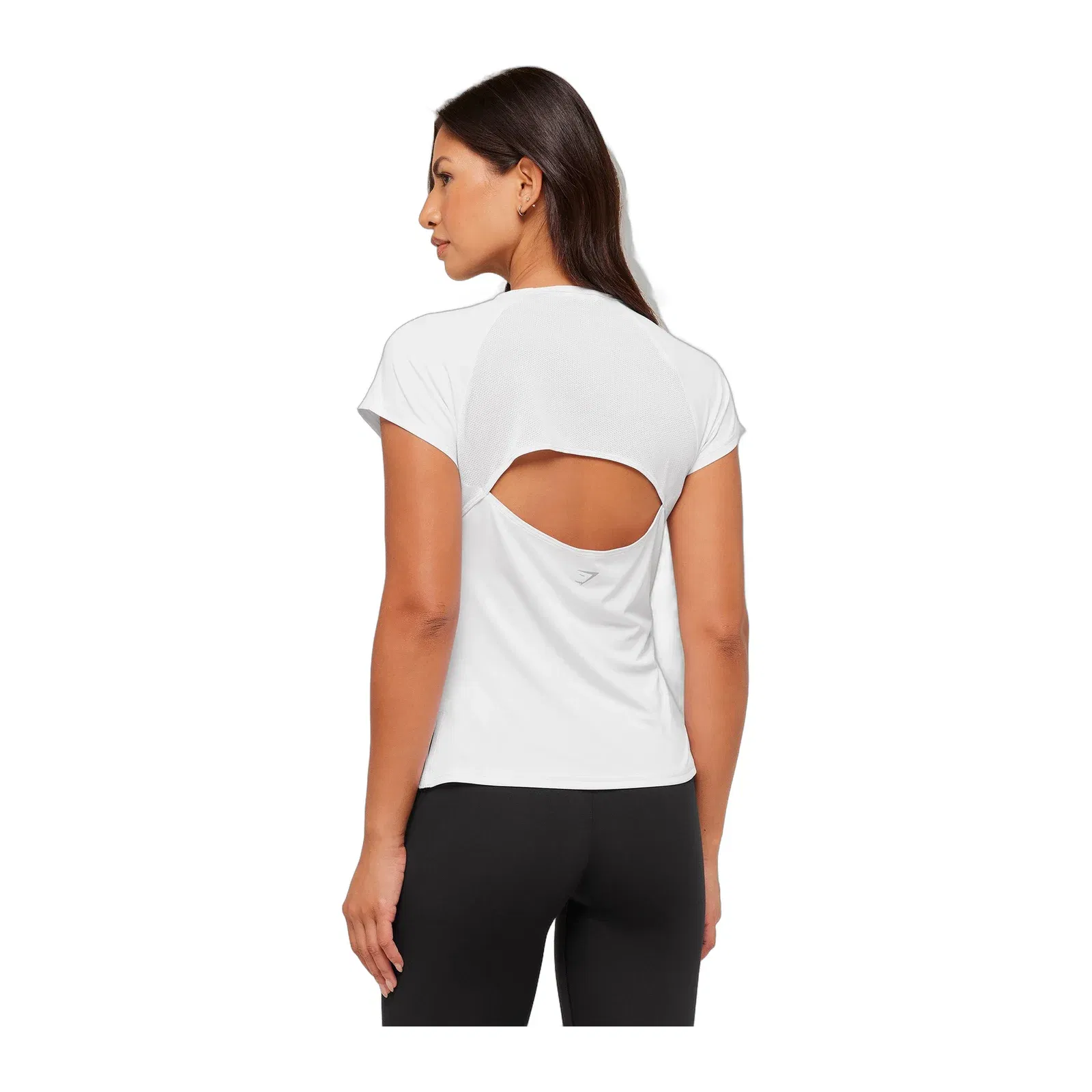 Gymshark Running Back Vent T-Shirt - White