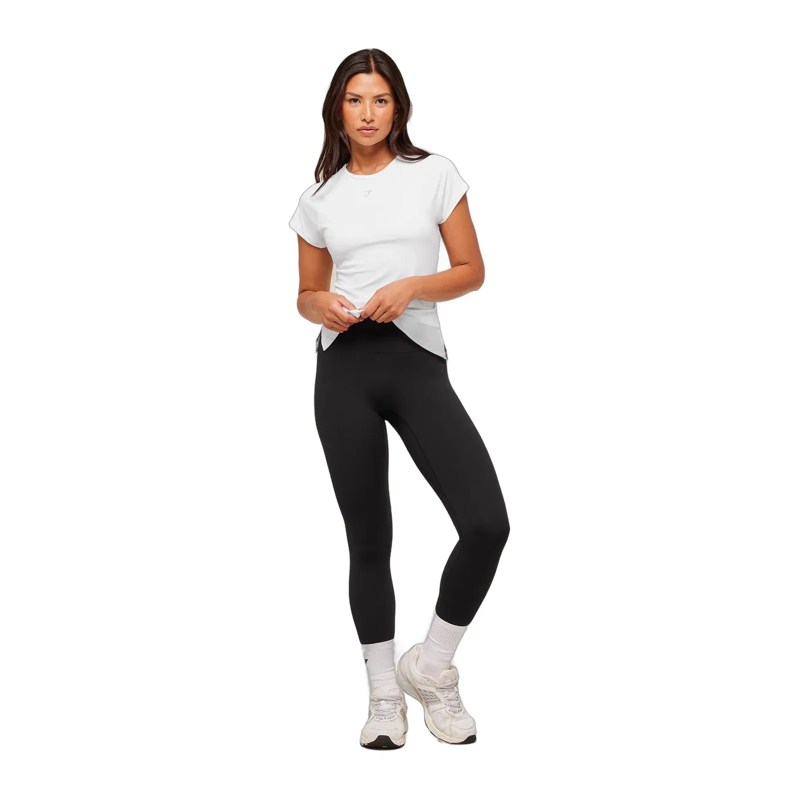 Gymshark Running Back Vent T-Shirt - White
