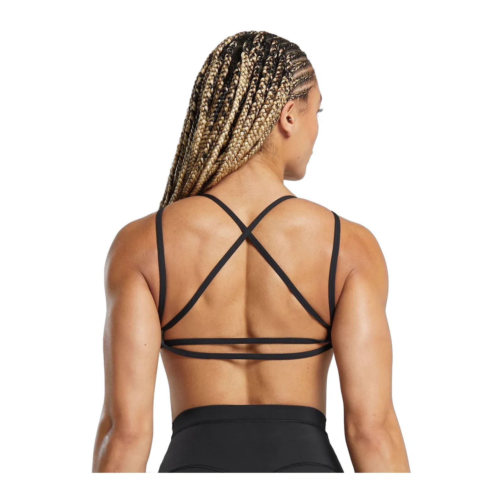 Gymshark Back Gains Sports Bra - Black