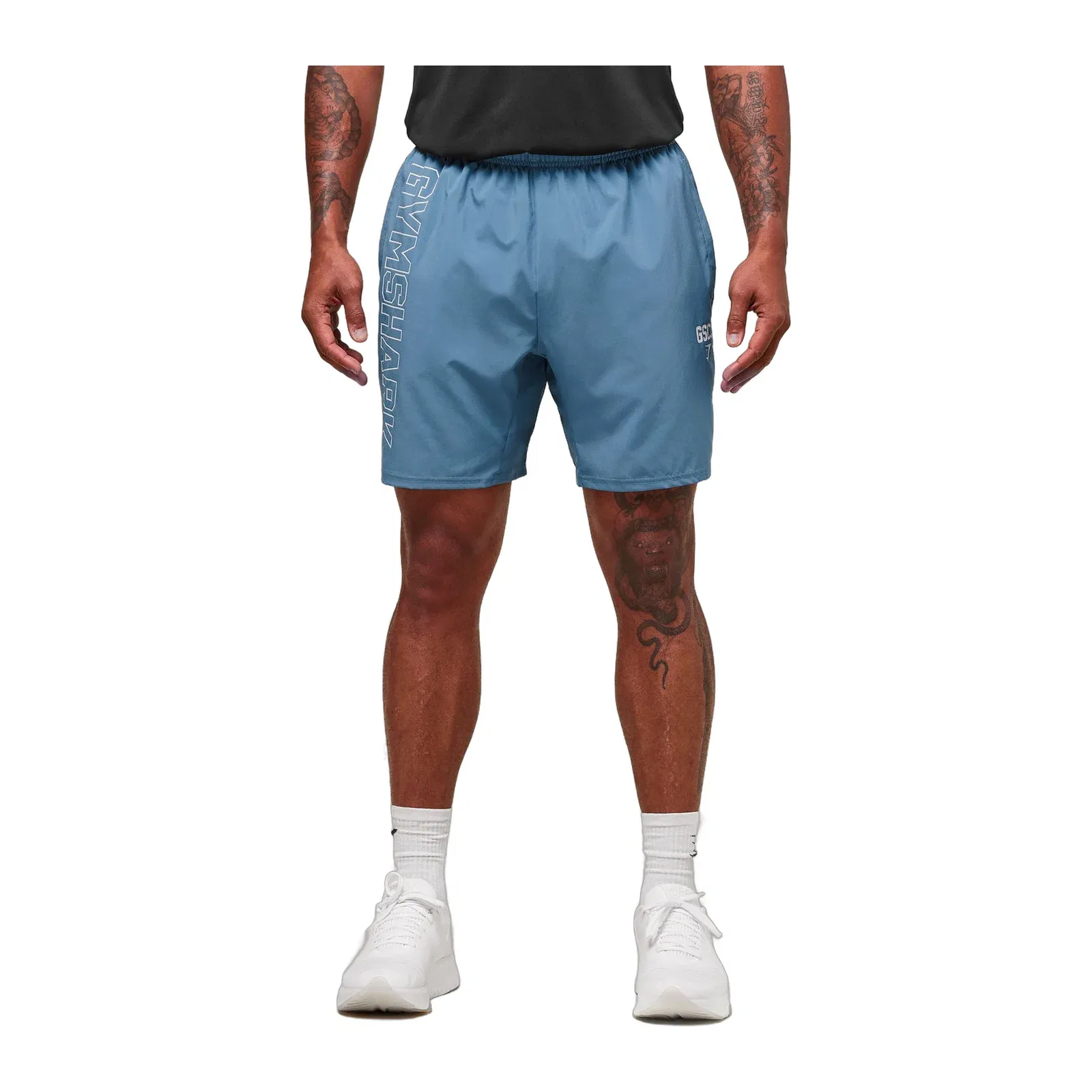 Gymshark Hybrid Athlete 7" Shorts - Classic Blue