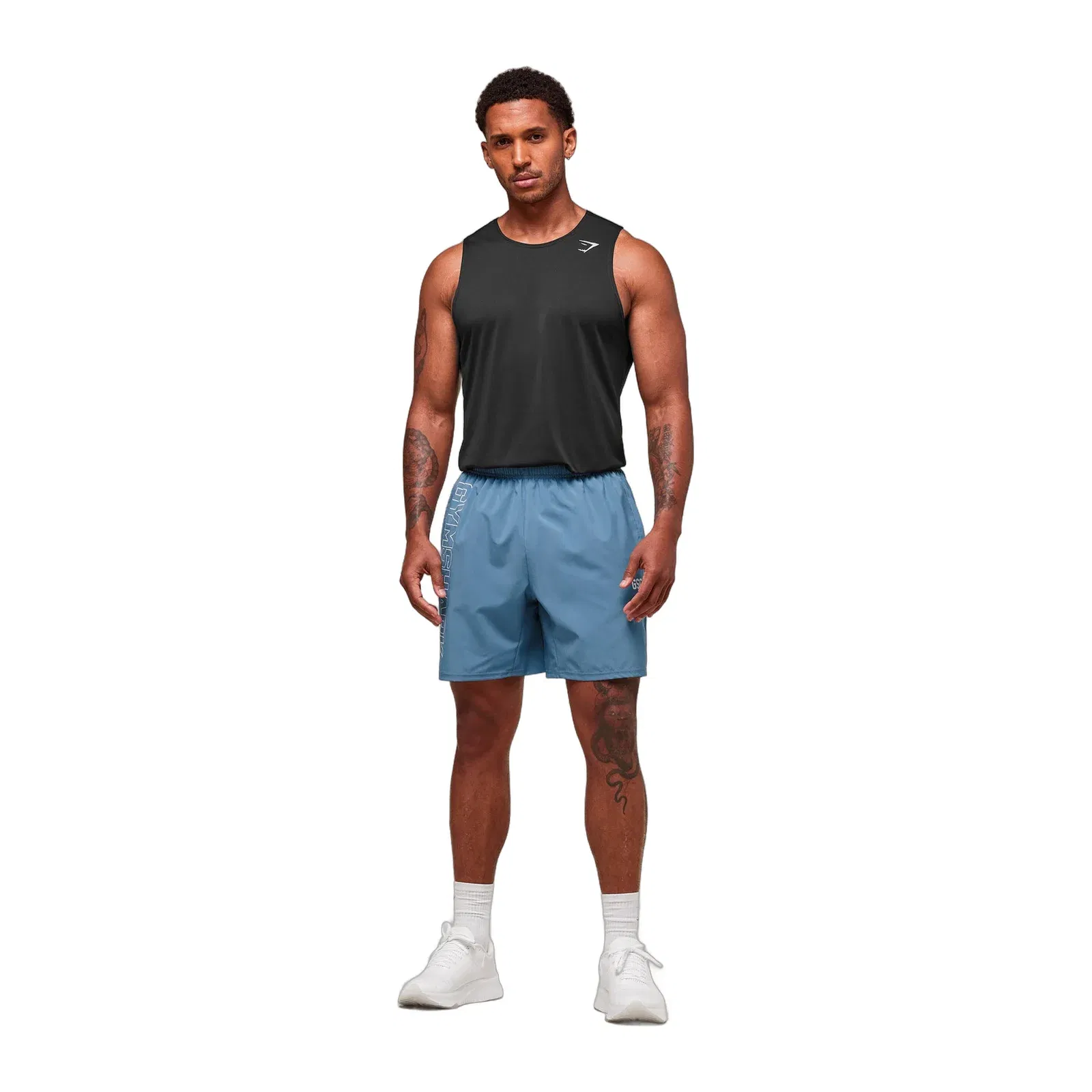Gymshark Hybrid Athlete 7" Shorts - Classic Blue