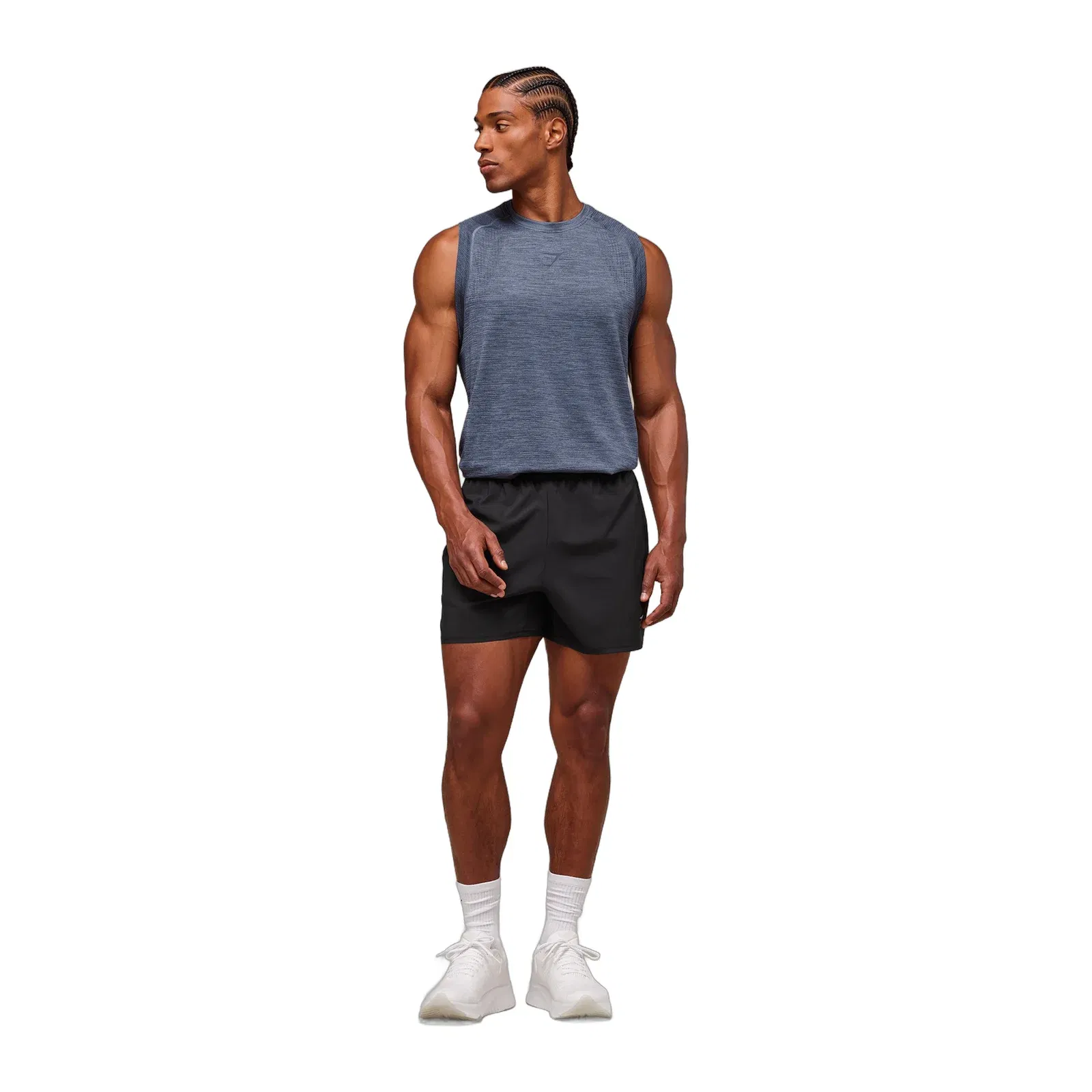 Gymshark Versatile Seamless Tank - Iron Blue/Navy