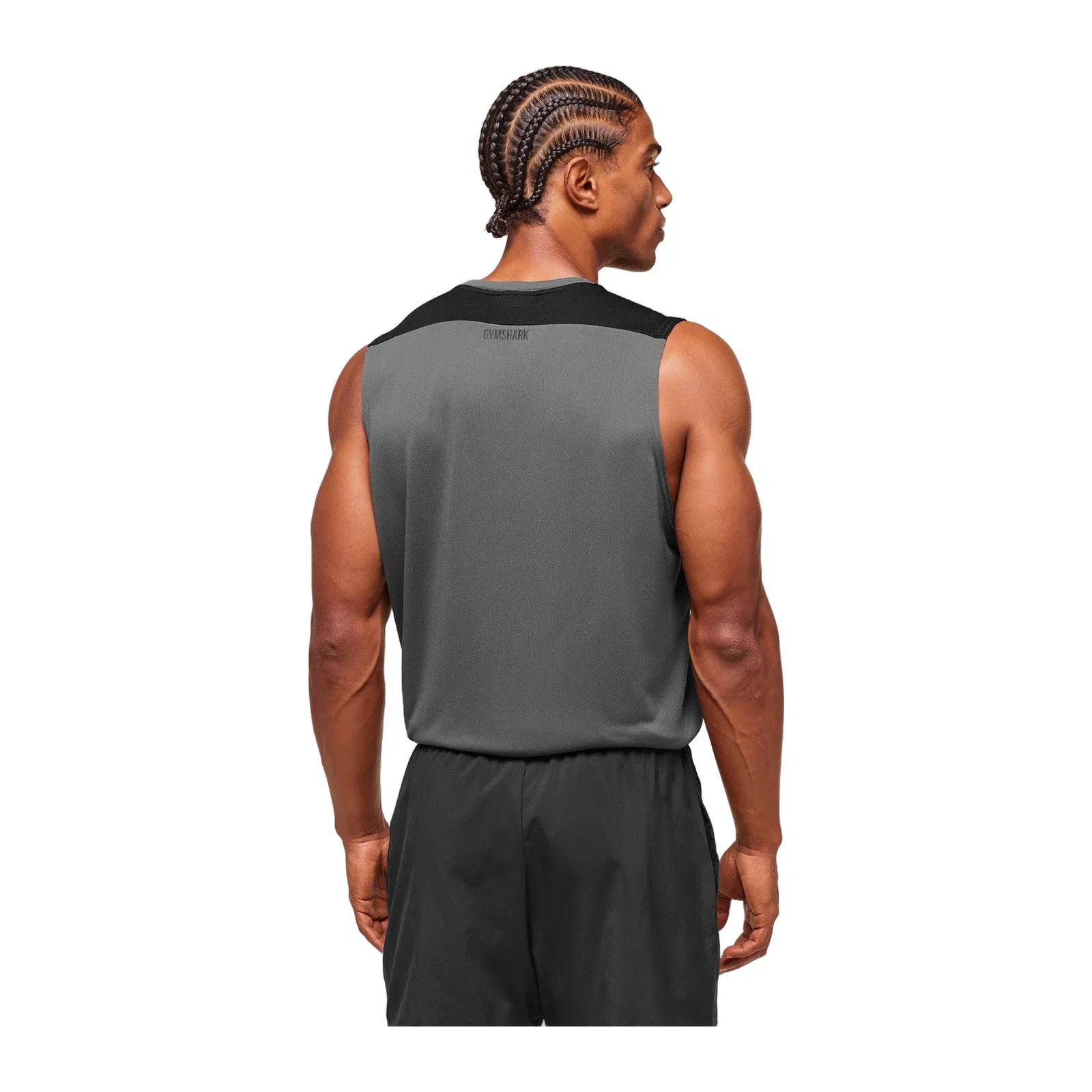 Gymshark Arrival Block Tank - Dark Grey