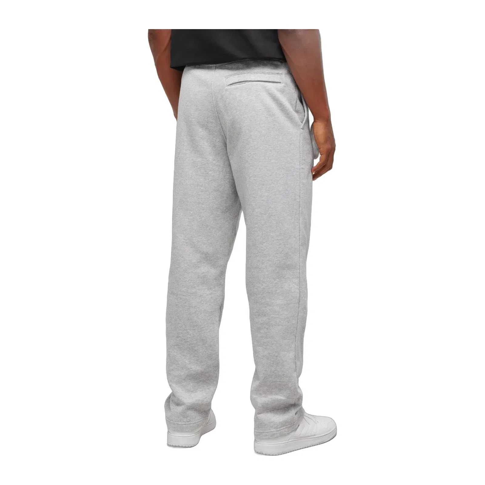 Gymshark Crest Straight Leg Joggers - Light Grey Marl