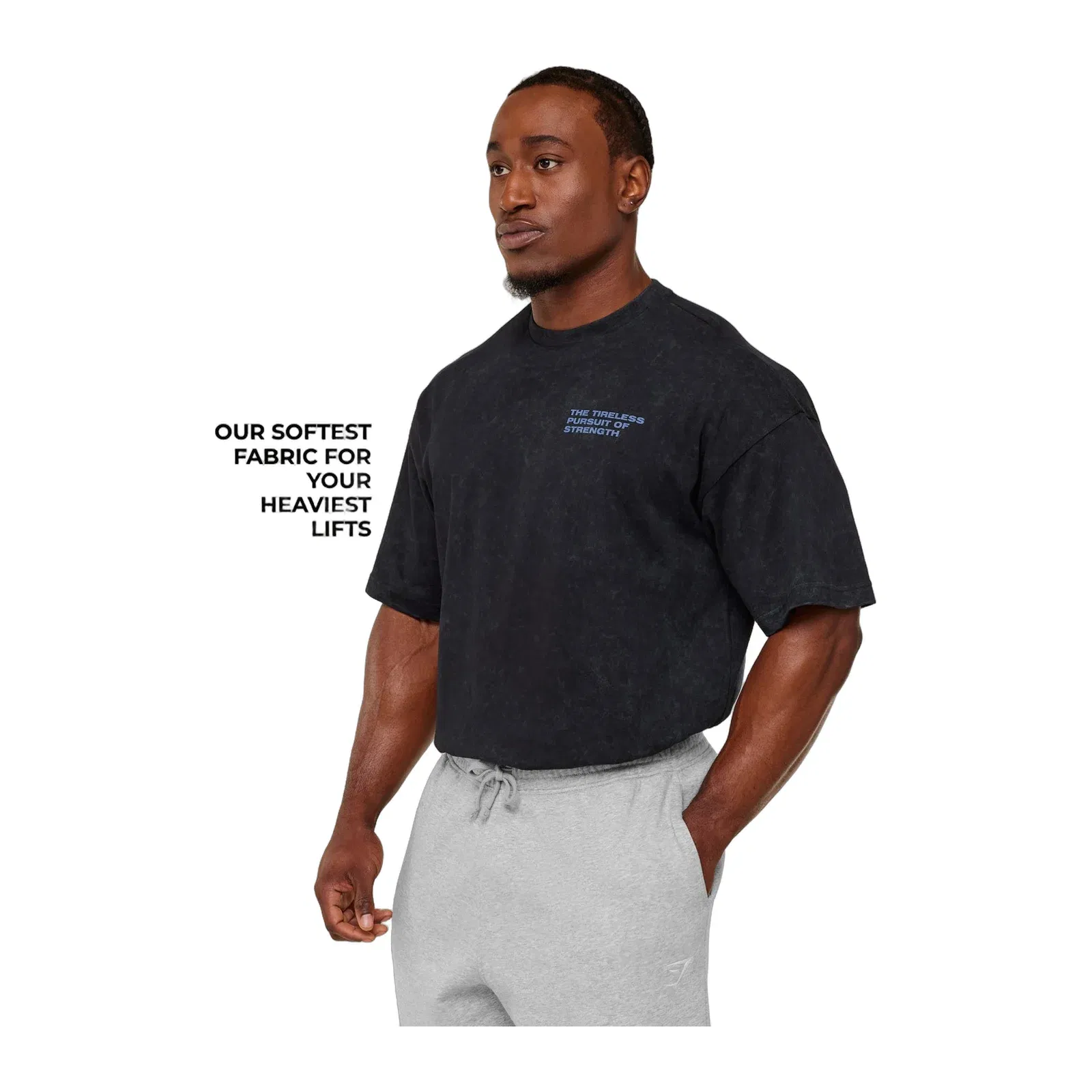 Gymshark Power x Frazetta Graphic T-Shirt - Black