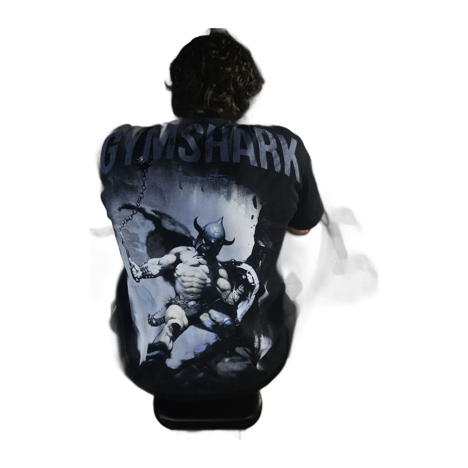 Gymshark Power x Frazetta Graphic T-Shirt - Black
