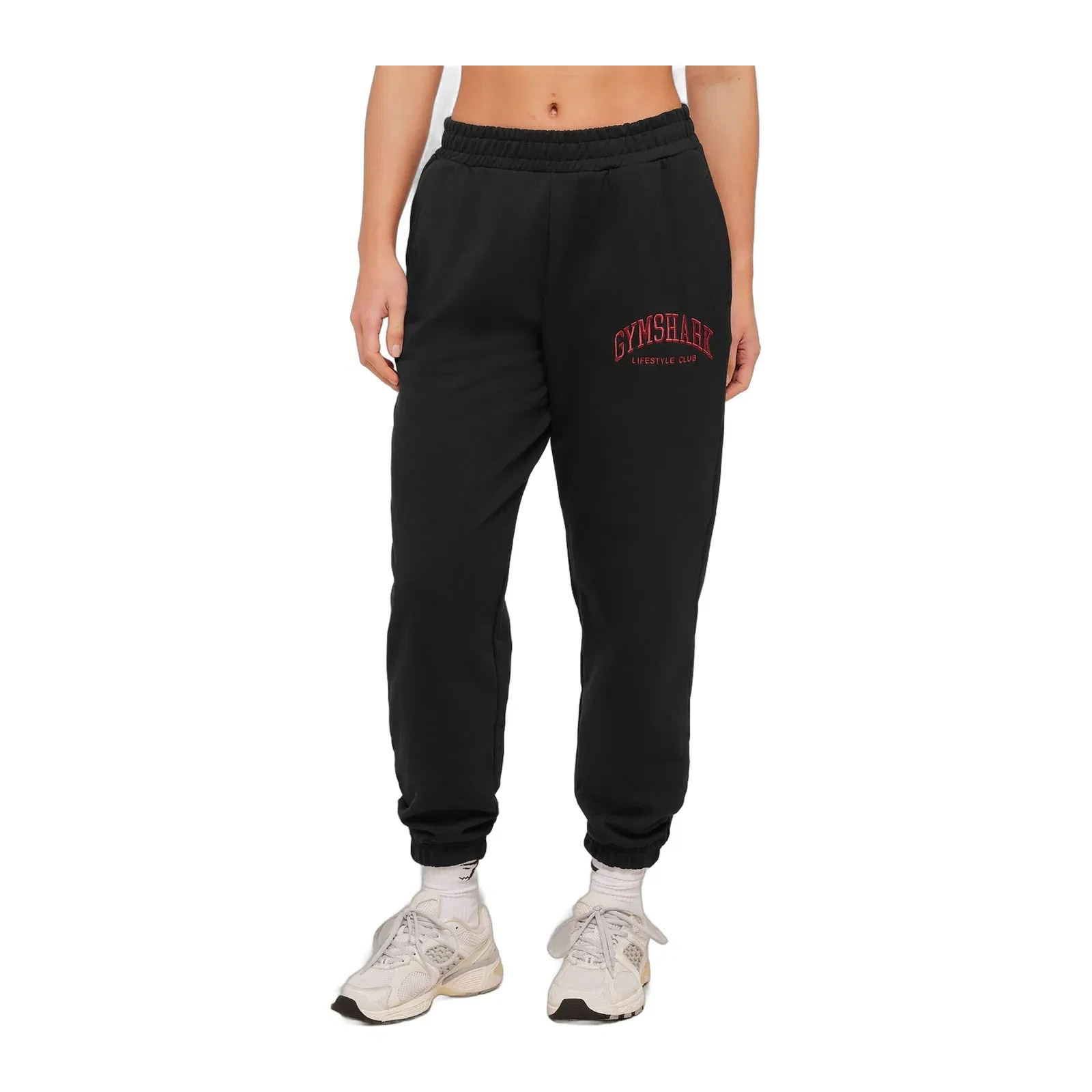Gymshark Collegiate Graphic Joggers - Black