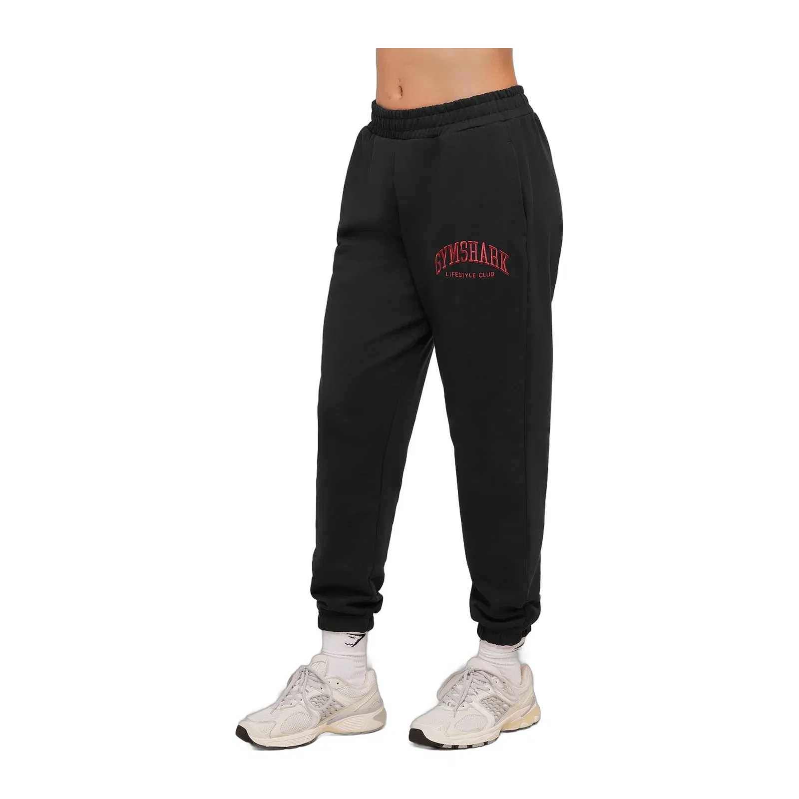 Gymshark Collegiate Graphic Joggers - Black