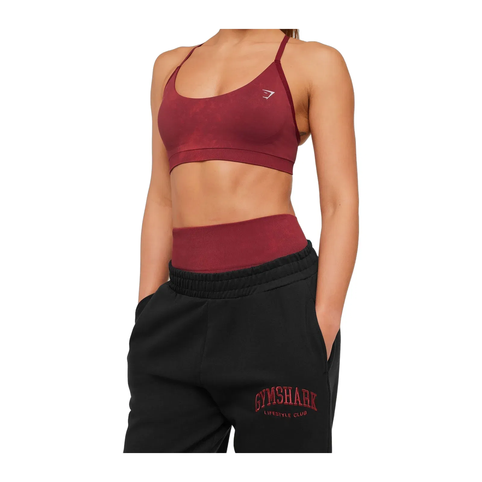 Gymshark Collegiate Graphic Joggers - Black