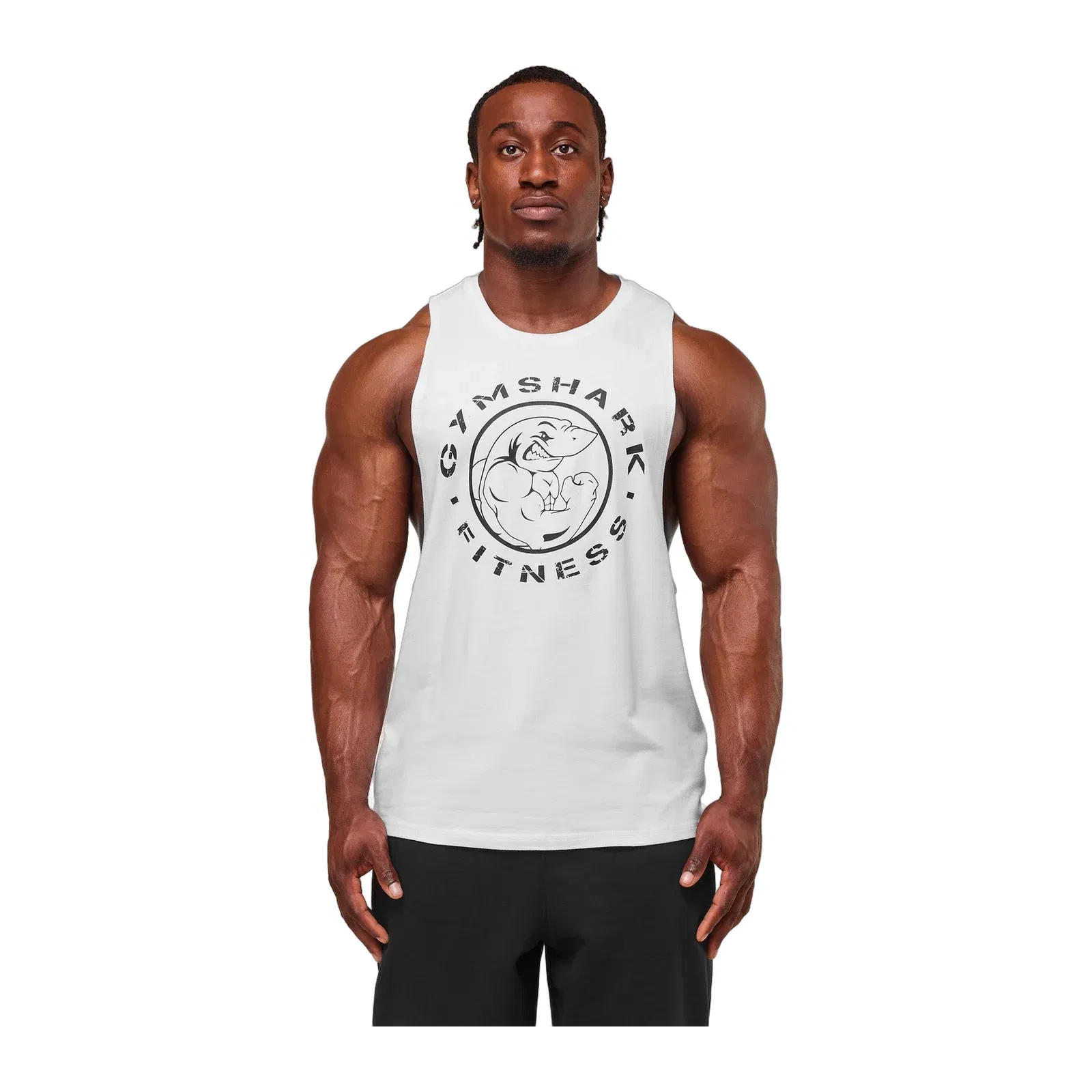 Gymshark Legacy Drop Arm Tank - White