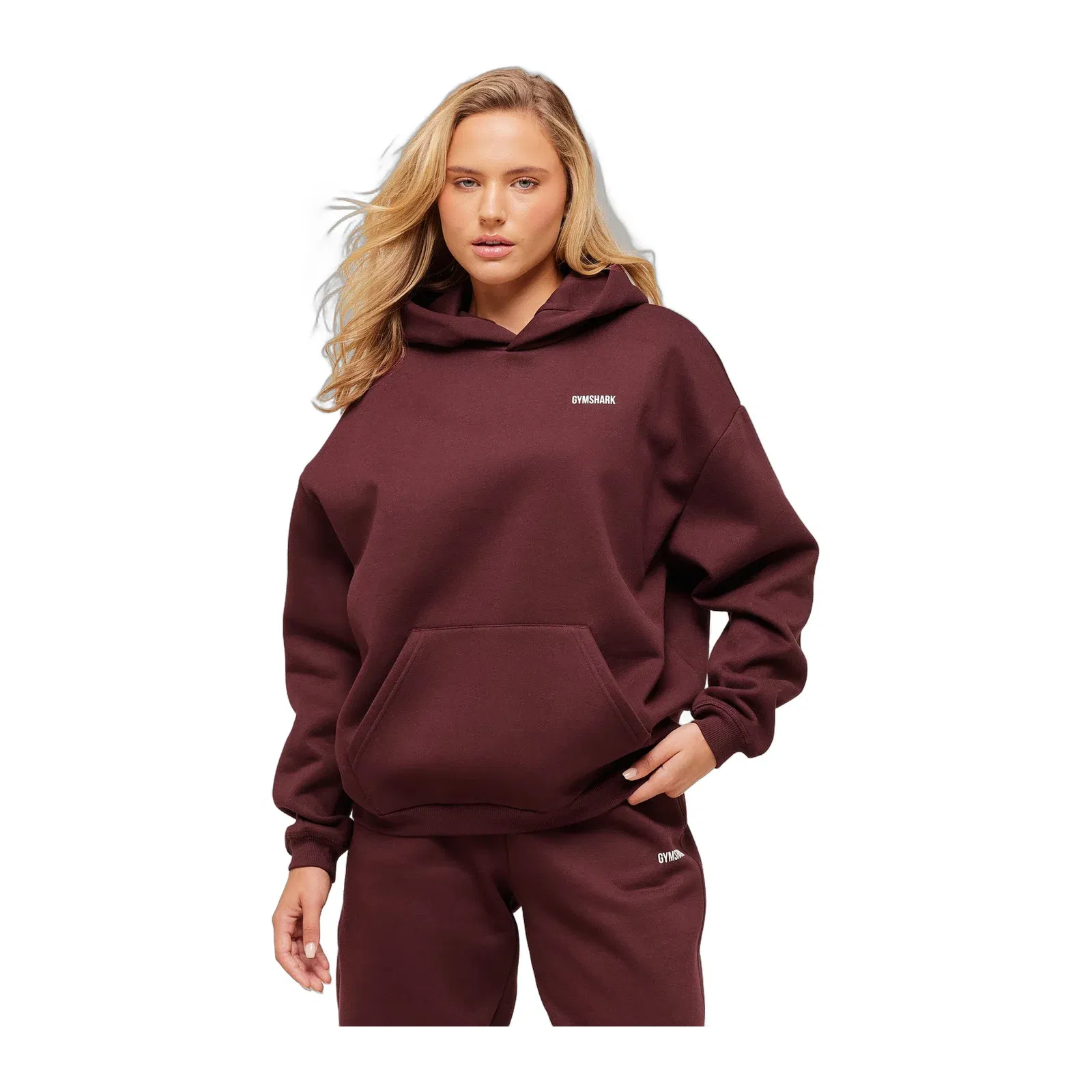 Gymshark Cosy Luxe Hoodie - Rich Maroon