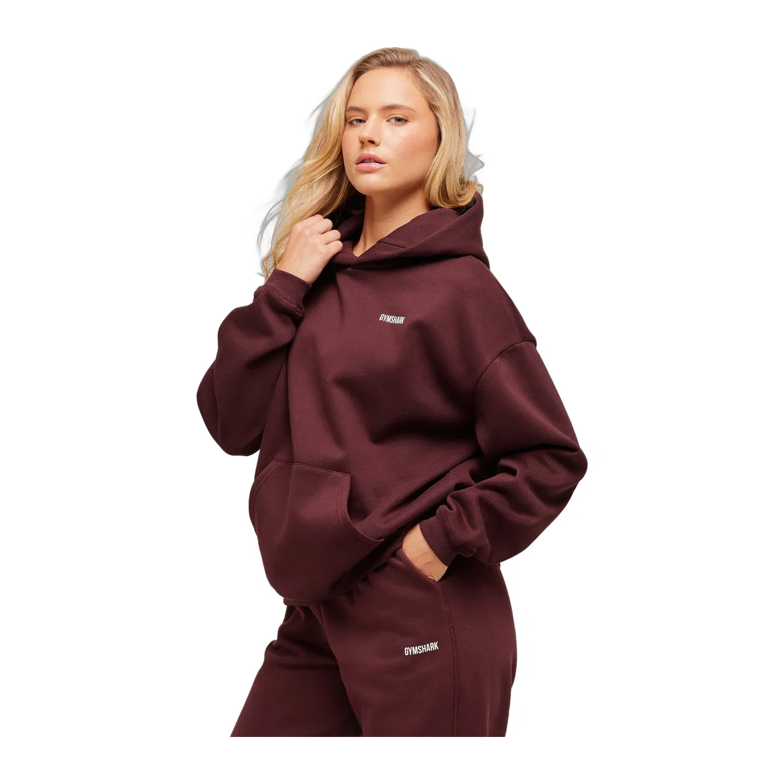 Gymshark Cosy Luxe Hoodie - Rich Maroon