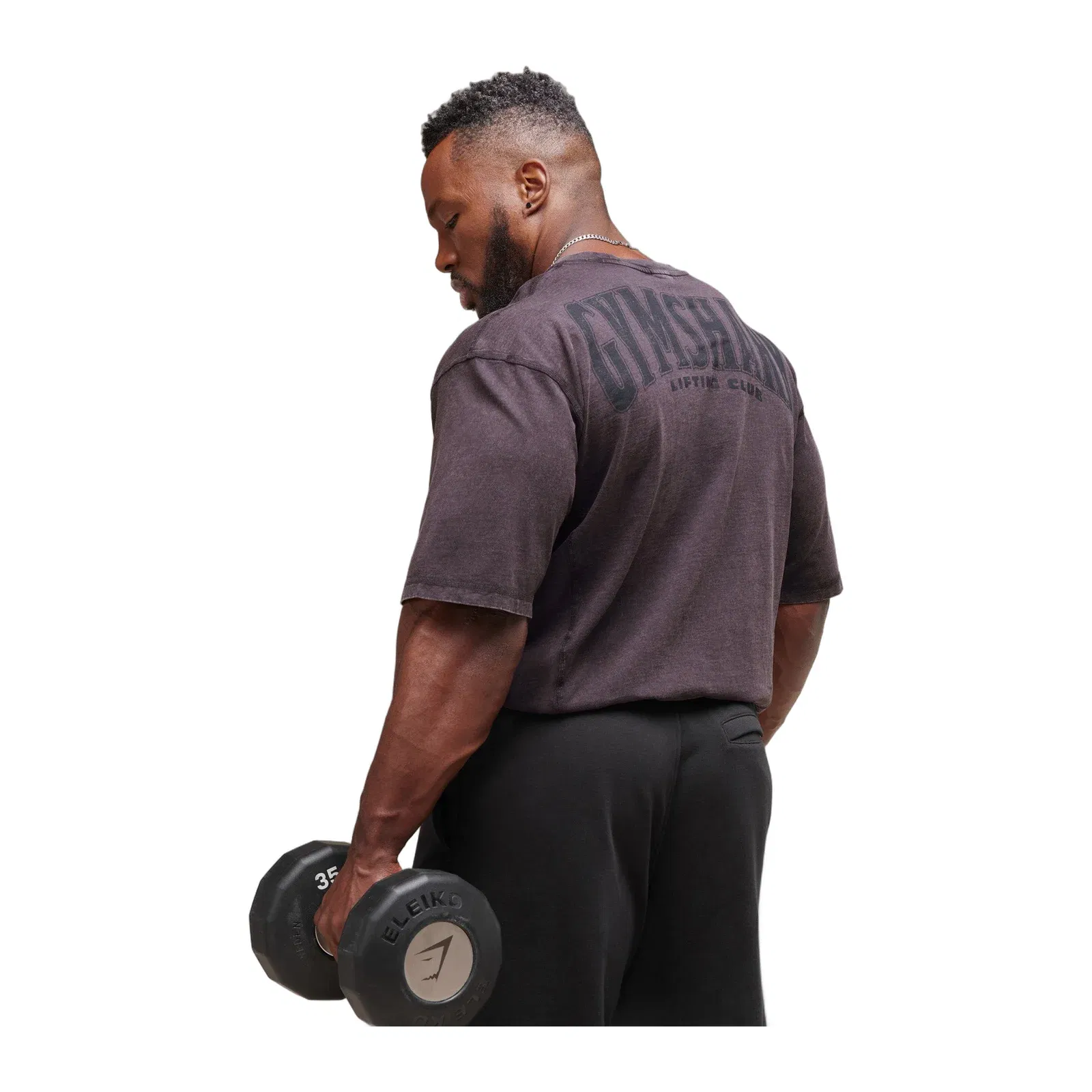 Gymshark Heritage Washed T-Shirt - Plum Brown