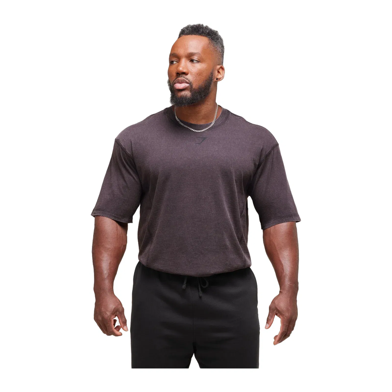 Gymshark Heritage Washed T-Shirt - Plum Brown