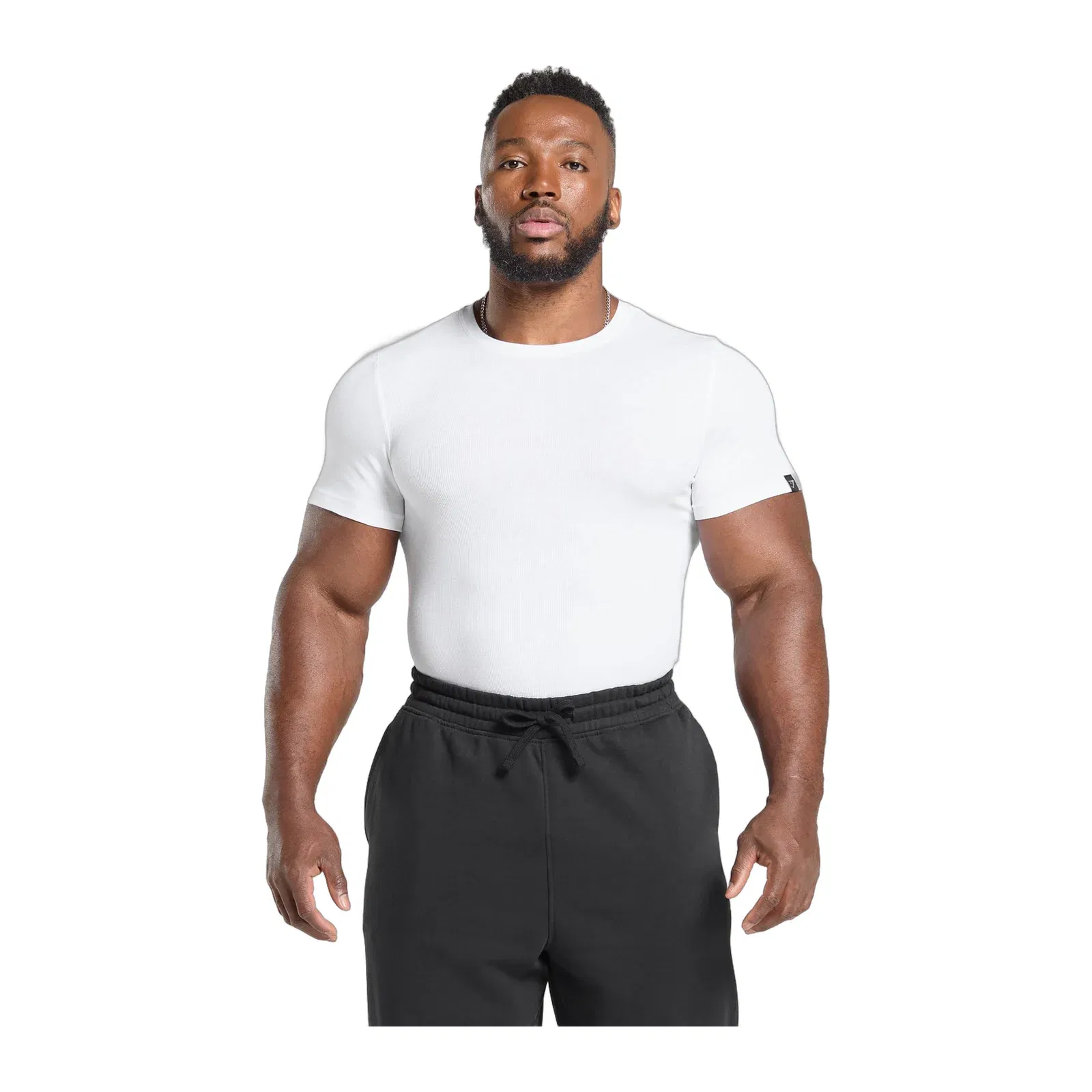 Gymshark Ribbed T-Shirt - White