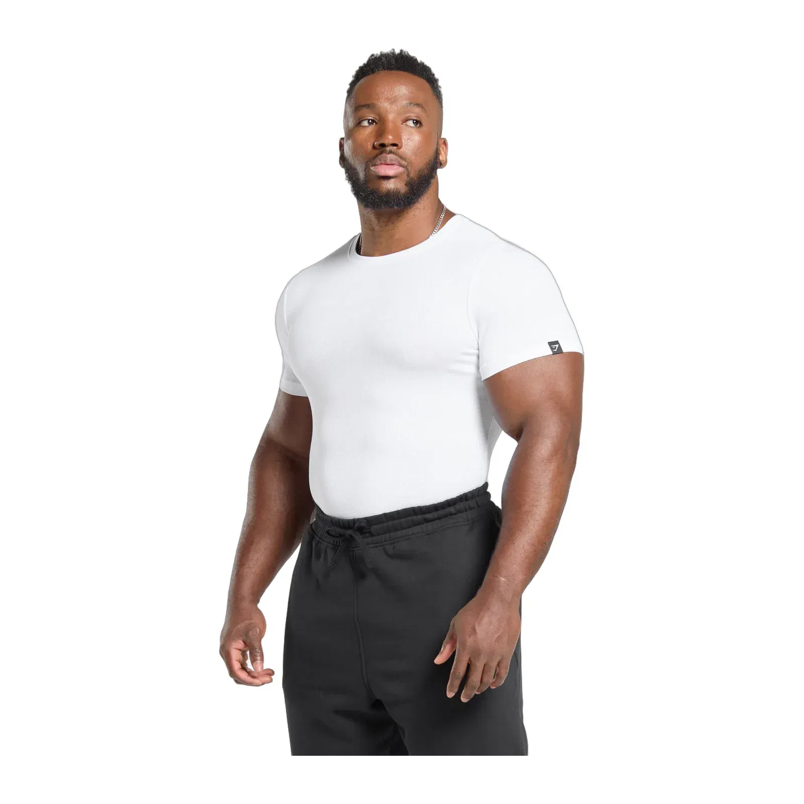 Gymshark Ribbed T-Shirt - White
