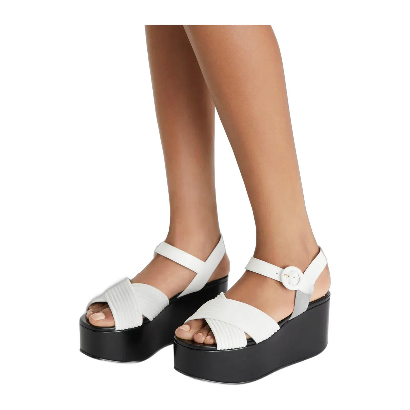Bombe Cross-Strap Platform Sandal