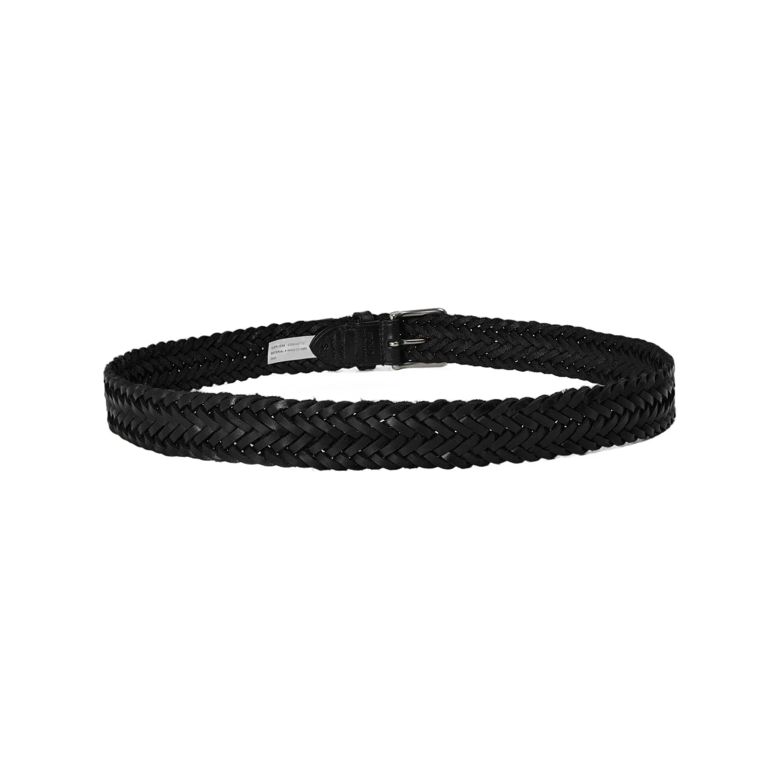 Men's Smooth Weave Leather Belt