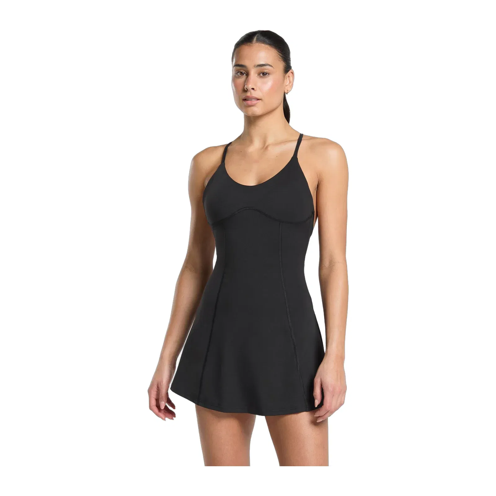 Gymshark Strappy 2-in-1 Dress - Black