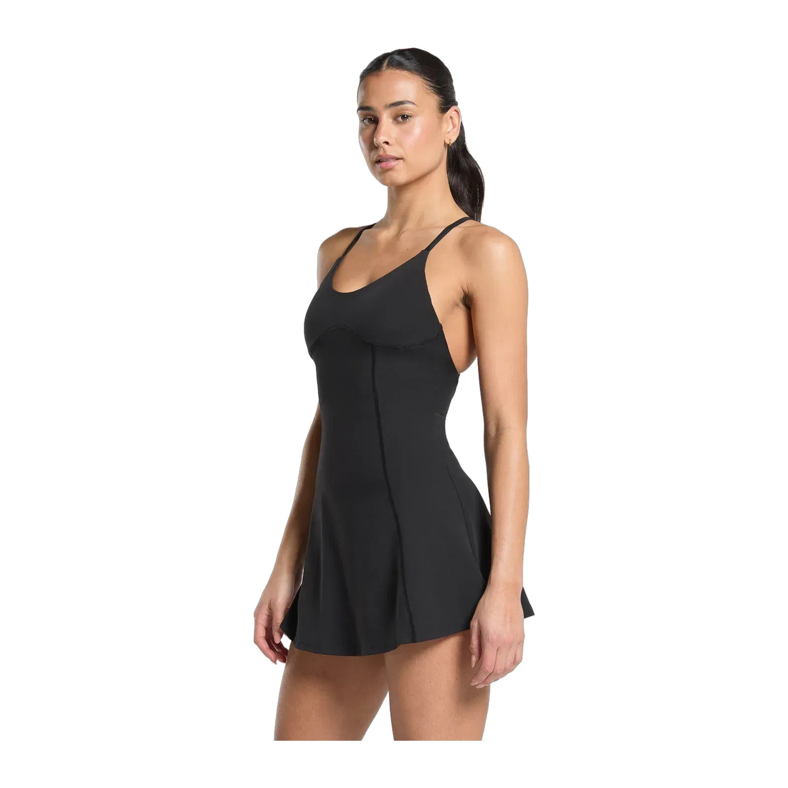Gymshark Strappy 2-in-1 Dress - Black
