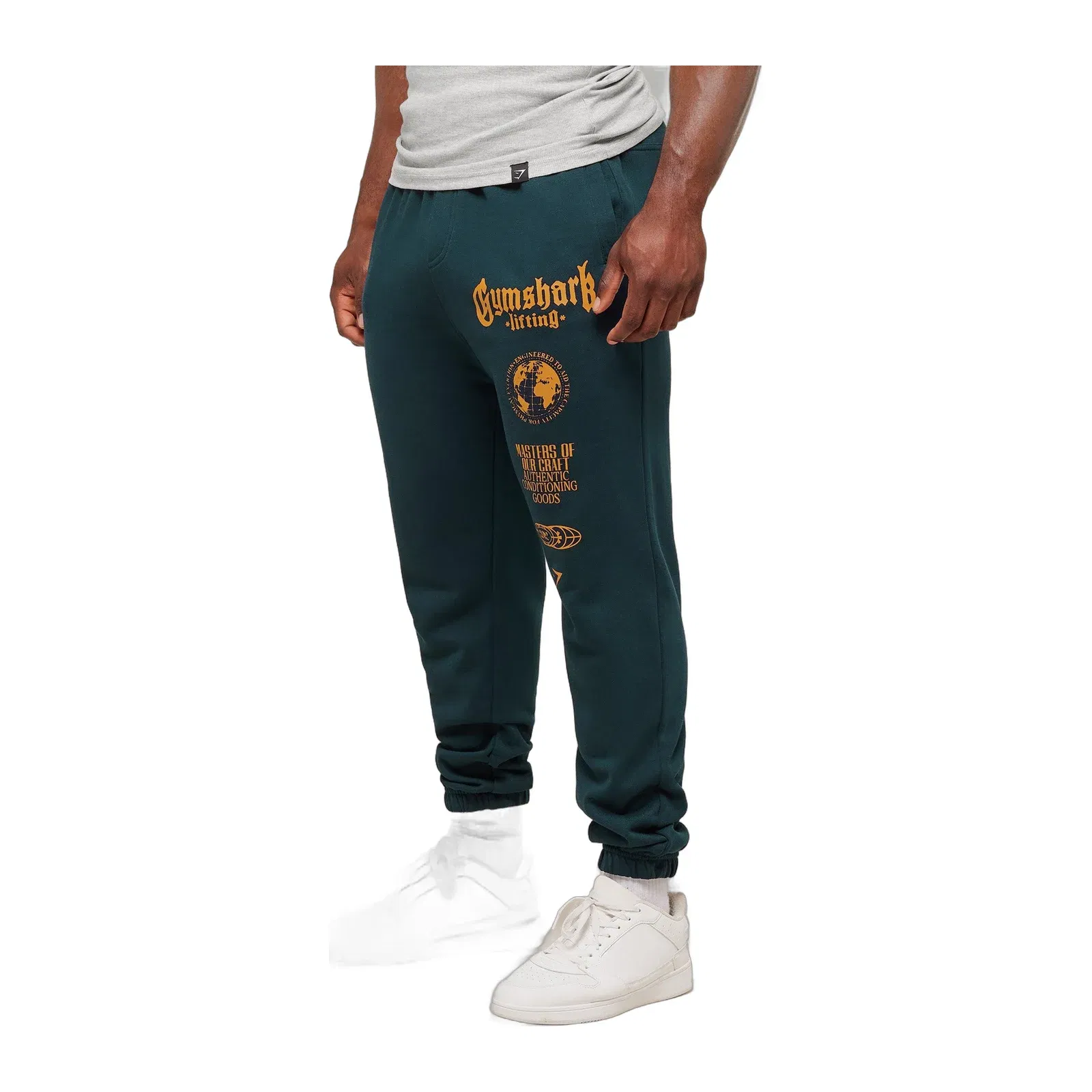 Gymshark Global Lifting Oversized Essential Joggers - Deep Petrol Blue