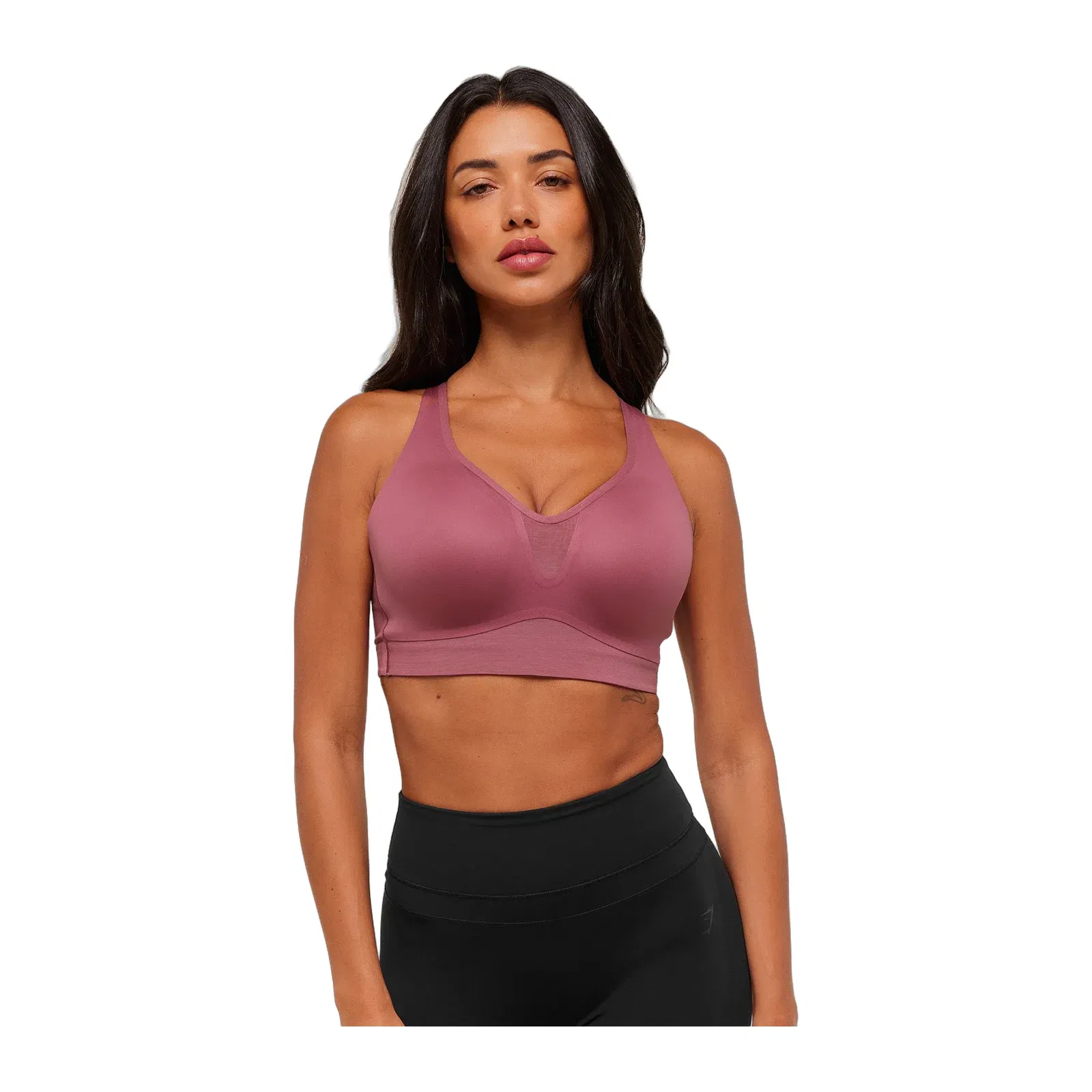 Gymshark High Support V-Neck Sports Bra - Reset Pink