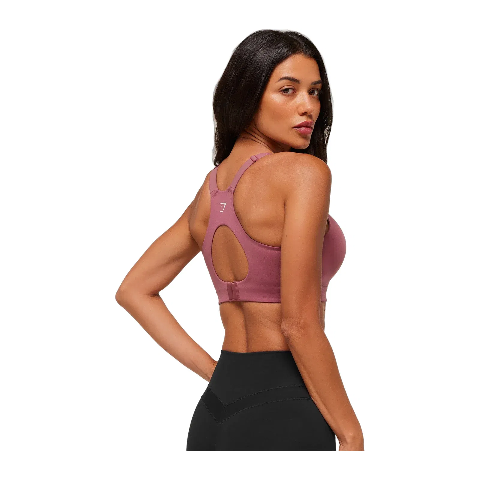 Gymshark High Support V-Neck Sports Bra - Reset Pink
