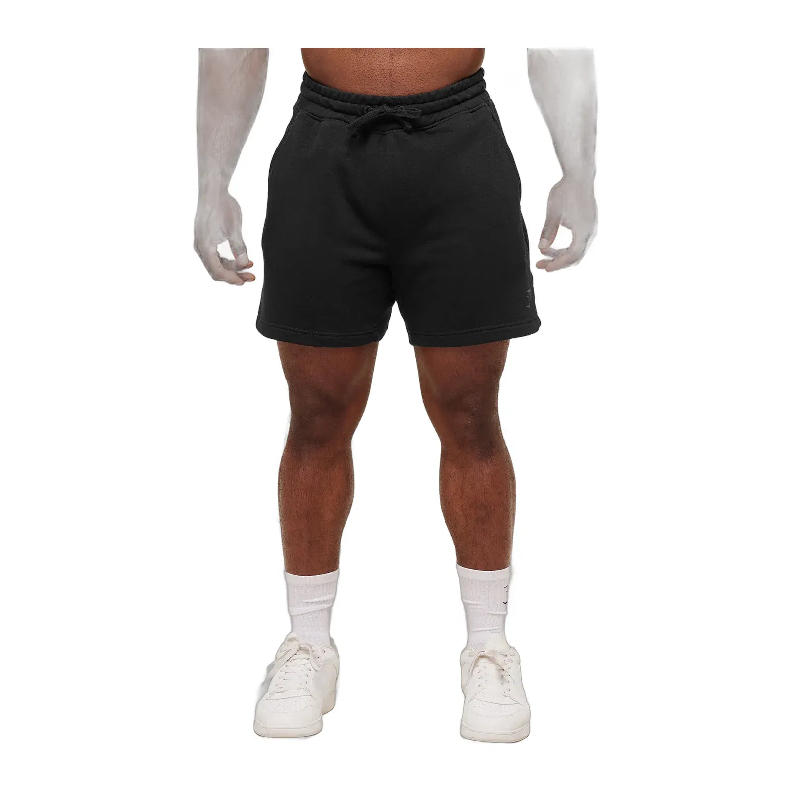 Gymshark Power 5" Shorts - Black/Asphalt Grey