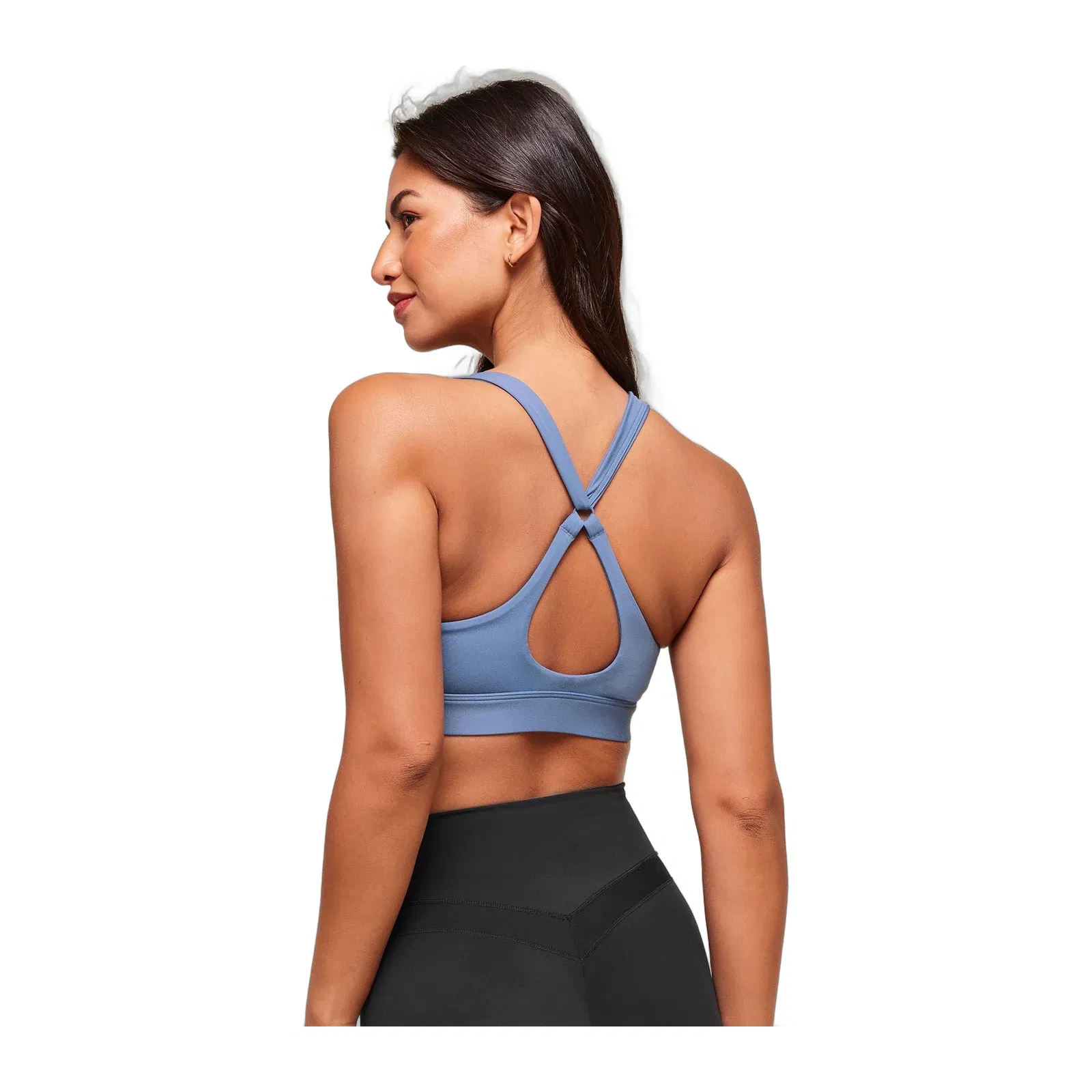 Gymshark Peek A Boo Sports Bra - Worn Blue
