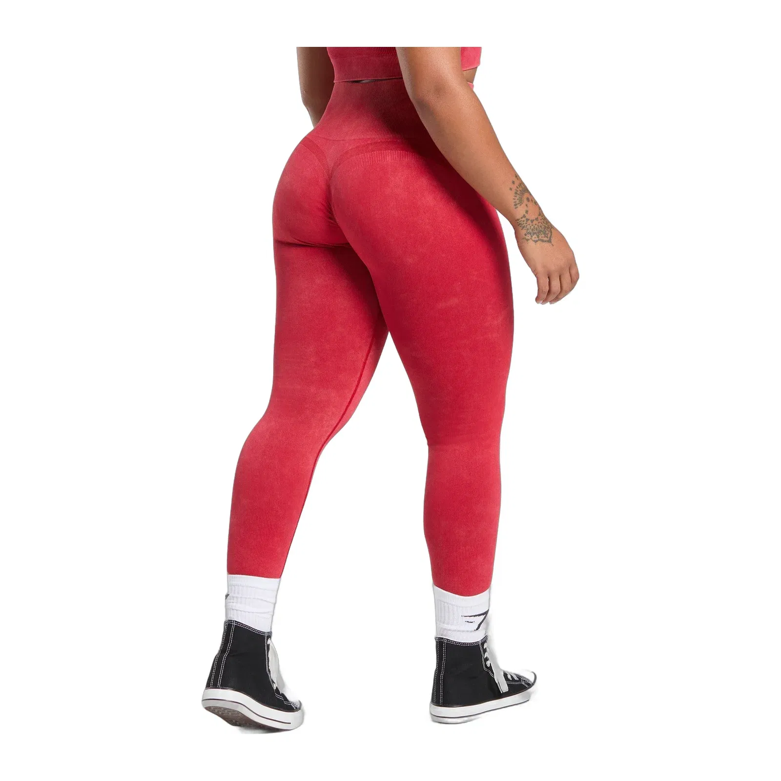 Gymshark Gains Seamless Leggings - Carmine Red