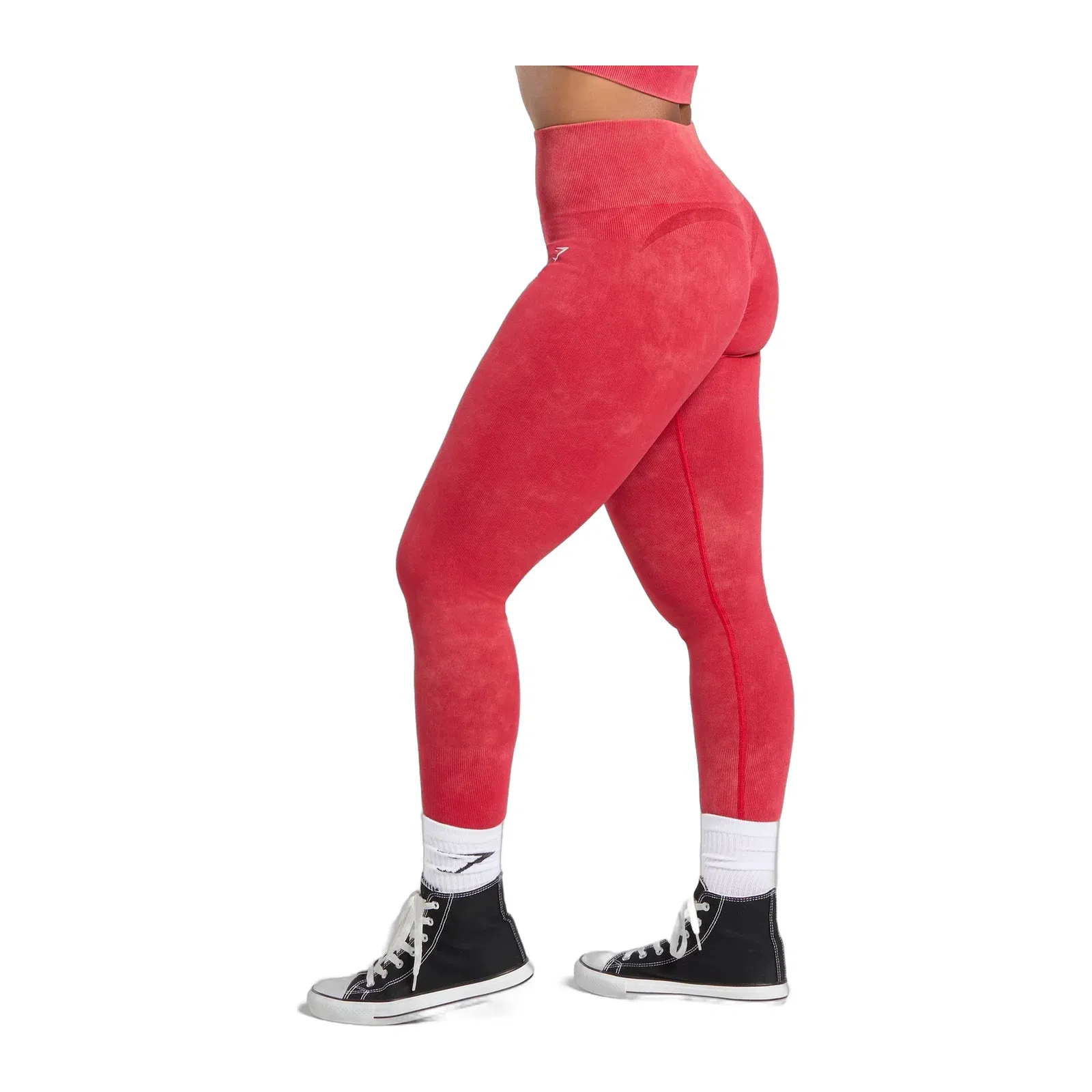 Gymshark Gains Seamless Leggings - Carmine Red