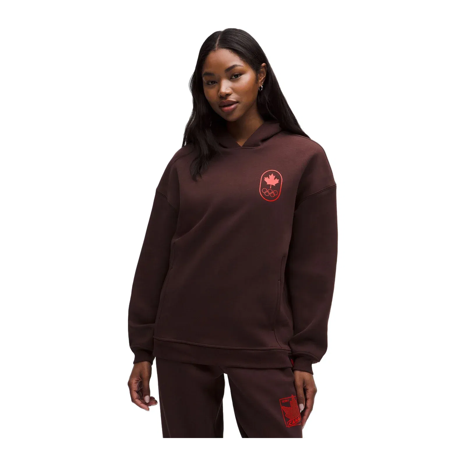 Team Canada Womens Big Cozy Oversized Hoodie *COC Logo