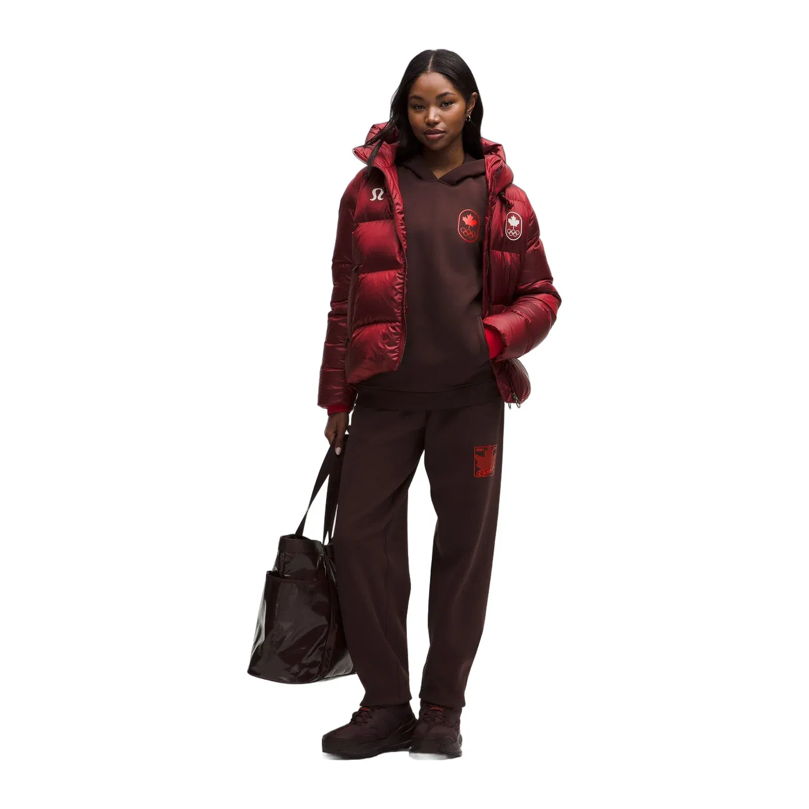 Team Canada Womens Big Cozy Oversized Hoodie *COC Logo