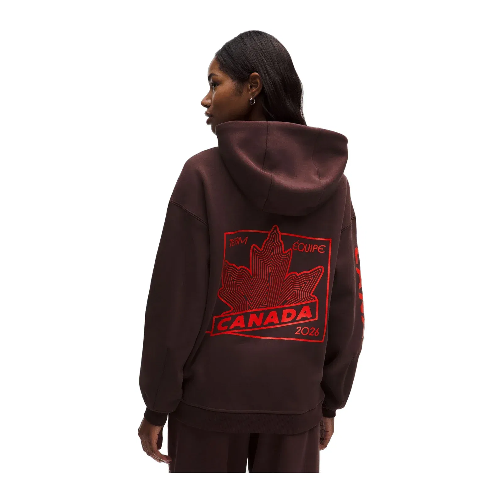 Team Canada Womens Big Cozy Oversized Hoodie *COC Logo