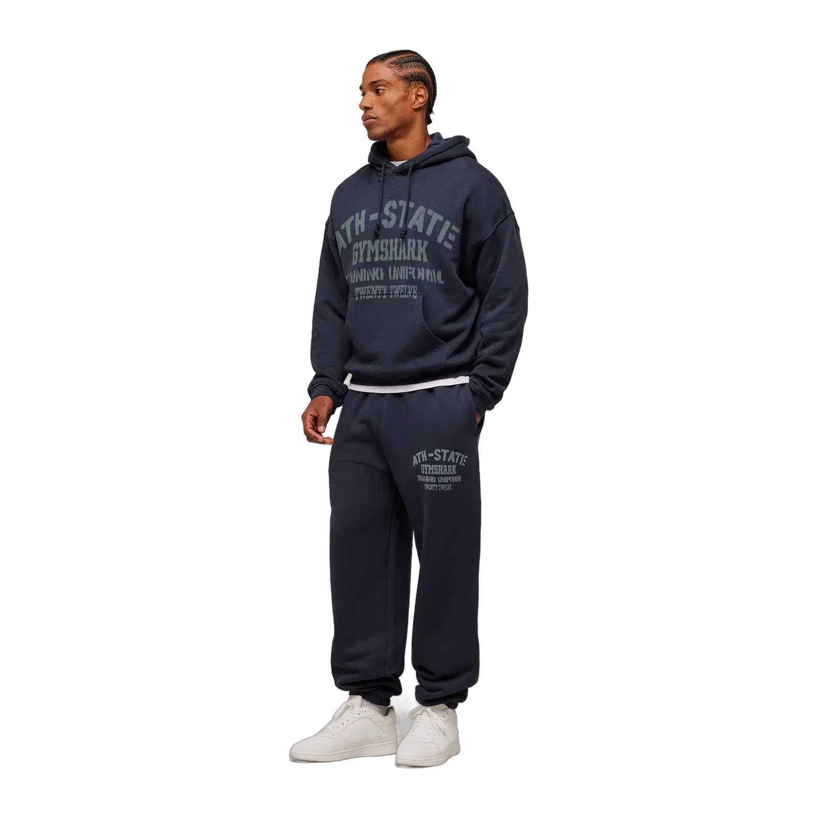 Gymshark Collegiate Hoodie - Heavy Blue