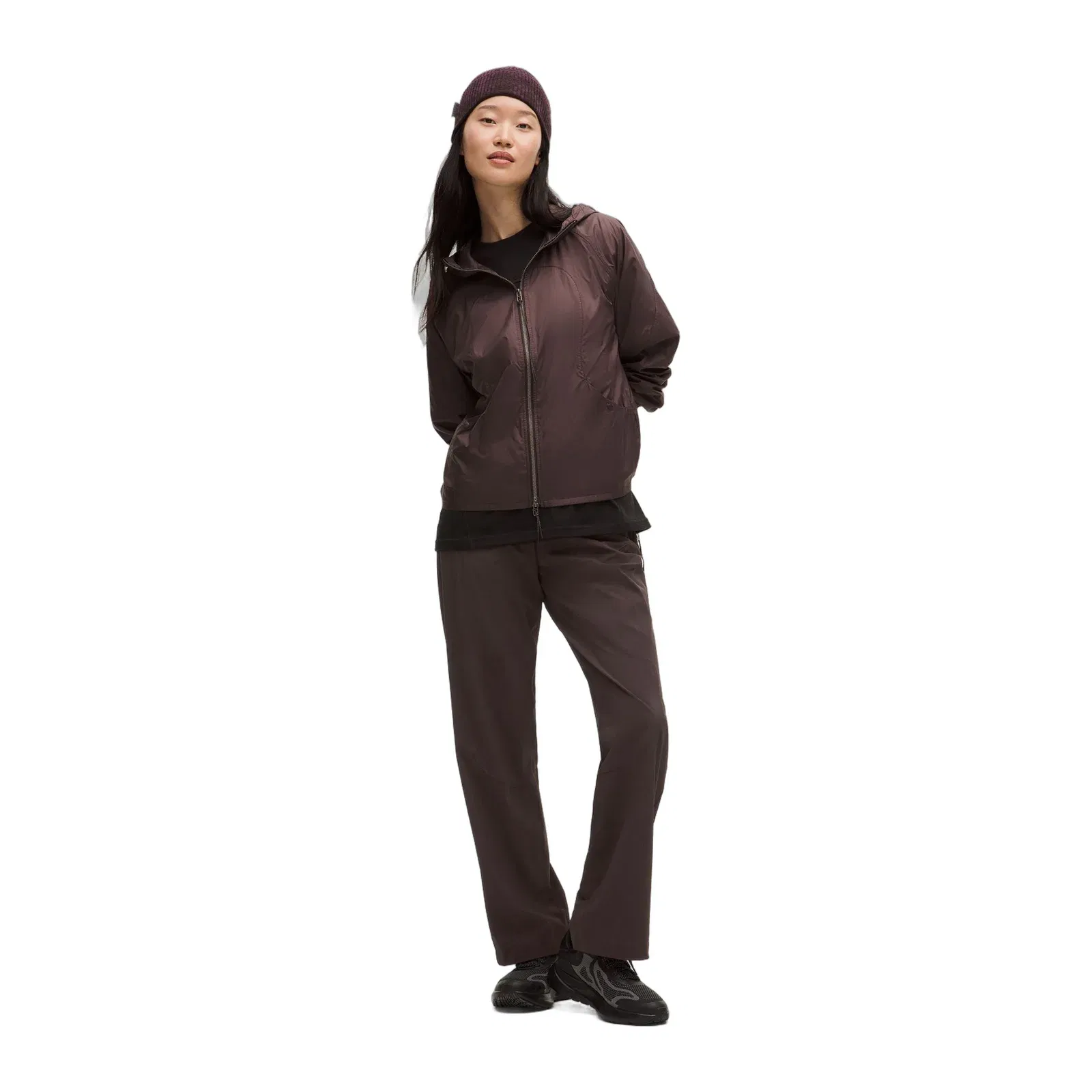 Nylon Mid-Rise Track Pant *SLNSH Collection