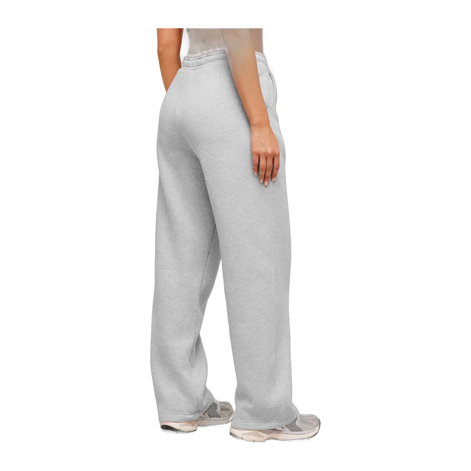 Gymshark Cosy Luxe Straight Leg Regular Joggers - Soft Grey Marl
