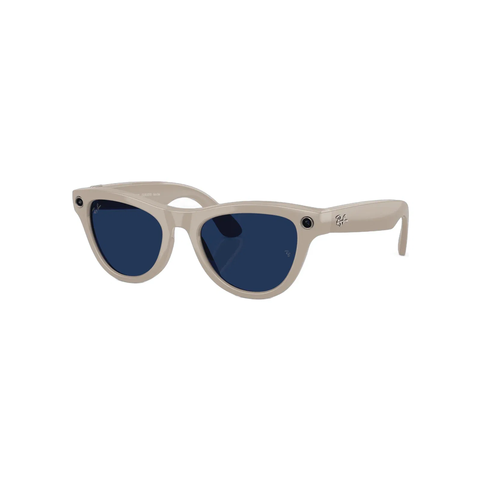 Ray-Ban Meta Skyler Shiny Chalky Grey Frame Blue Lens Transition - Gen 2