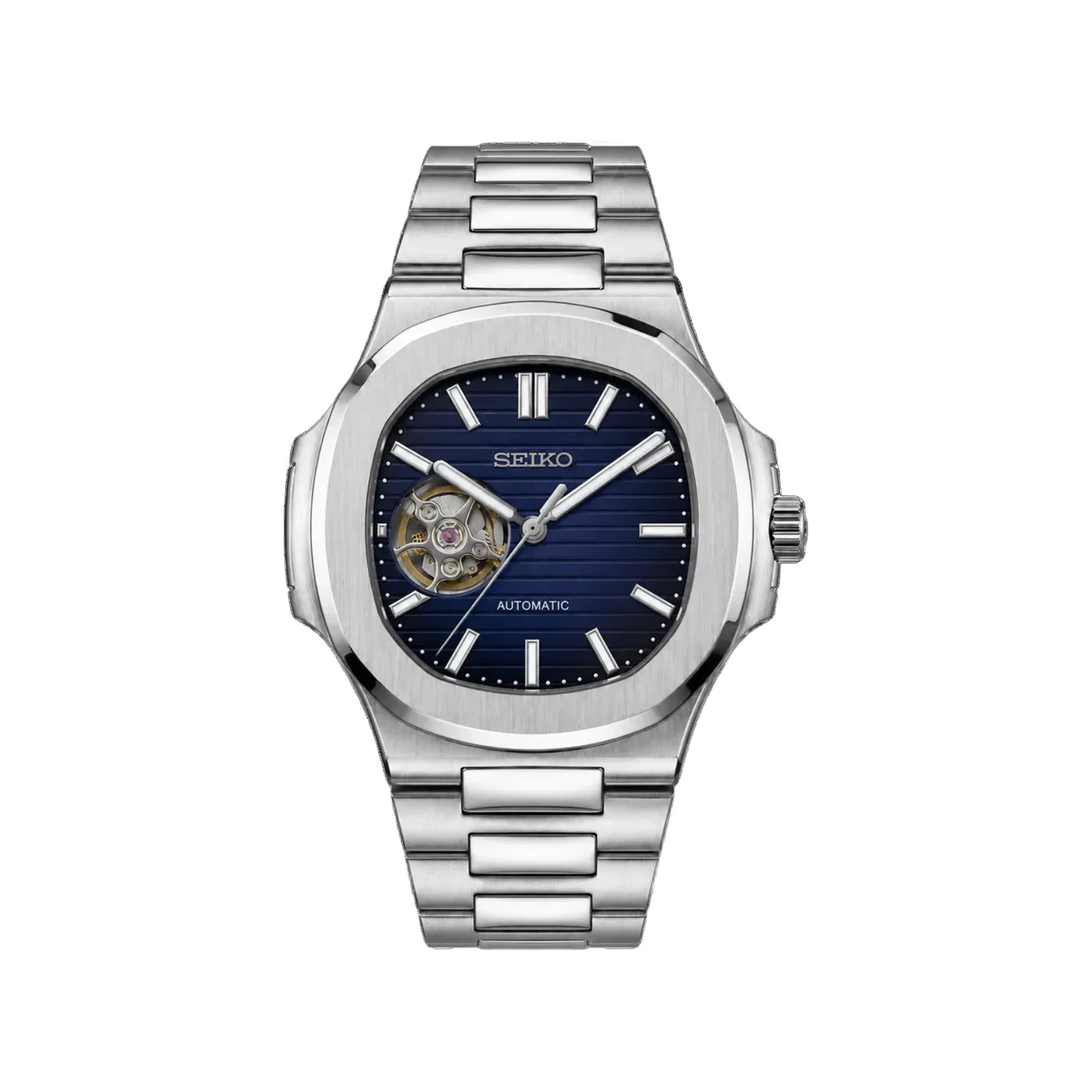SEIKO NAUTILUS OPEN HEART (NAVY BLUE)